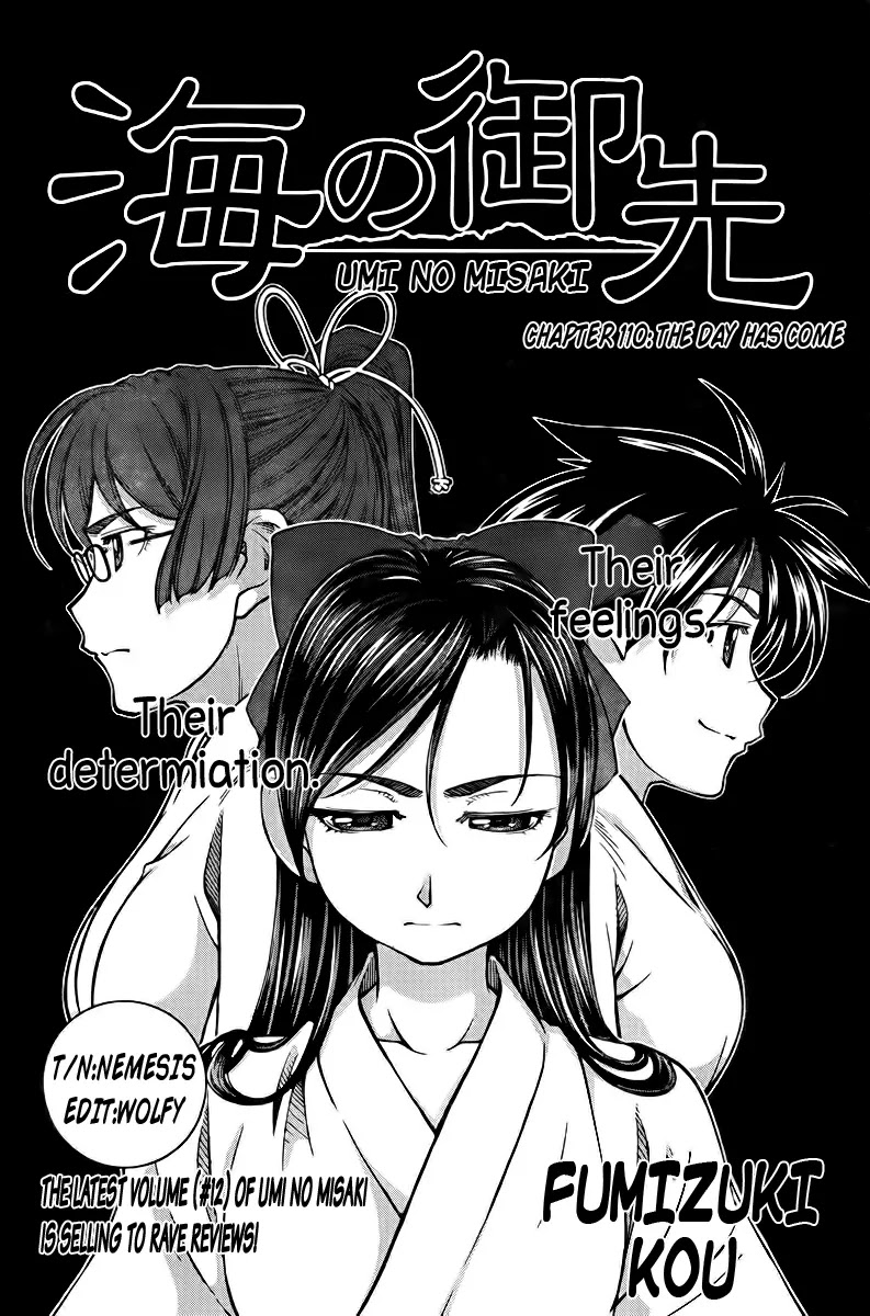 Umi no Misaki Chapter 110 page 1 - Chapter 110 : The Day Has Come