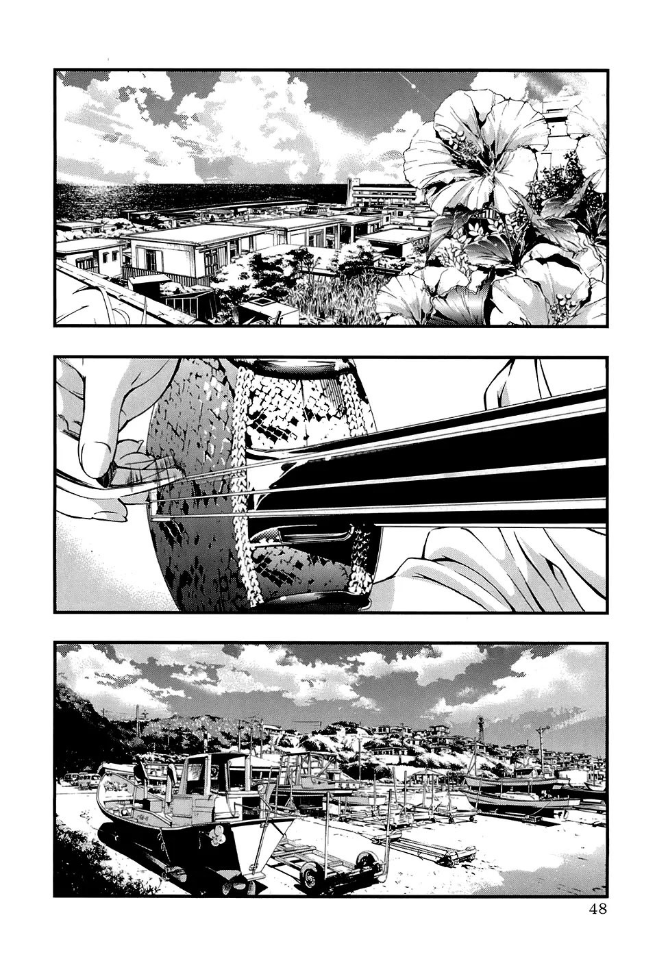 Umi no Misaki Chapter 38 page 6 - Chapter 38: Sanshin