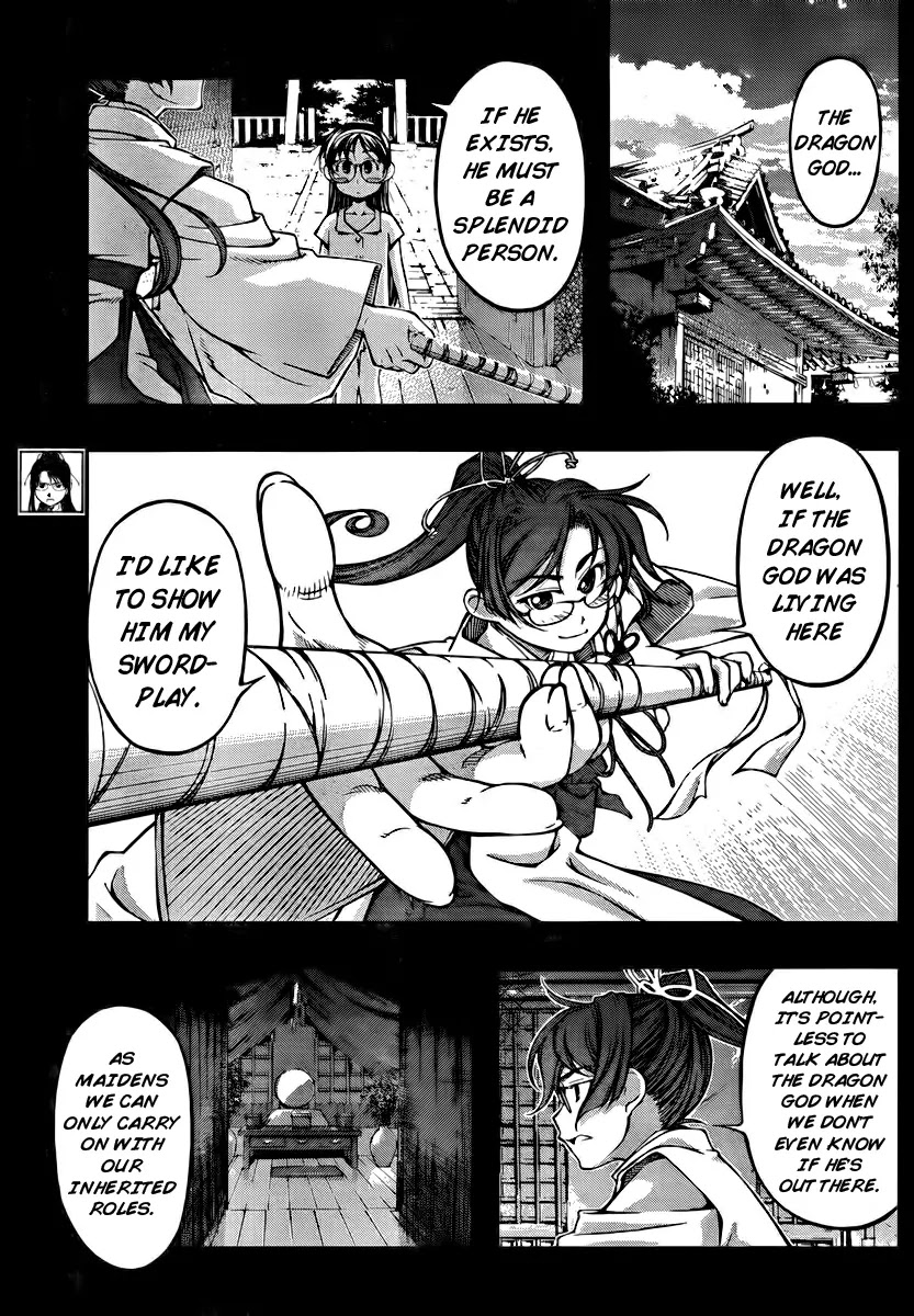 Umi no Misaki Chapter 99 page 9 - Chapter 99 : Meeting with the Dragon God