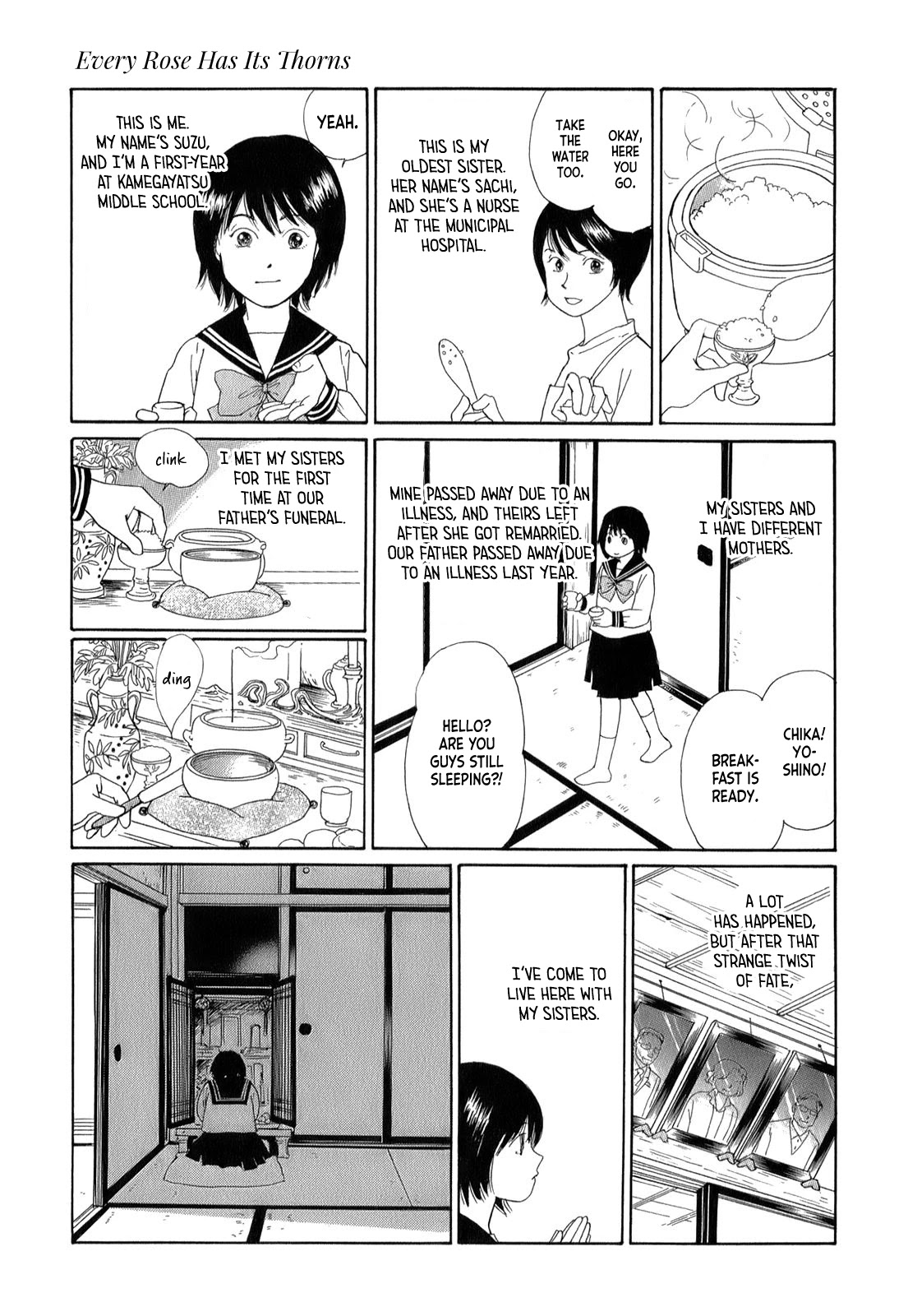 Umimachi Diary Chapter 4 page 9 - Chapter 4: Every Rose Has Its Thorns