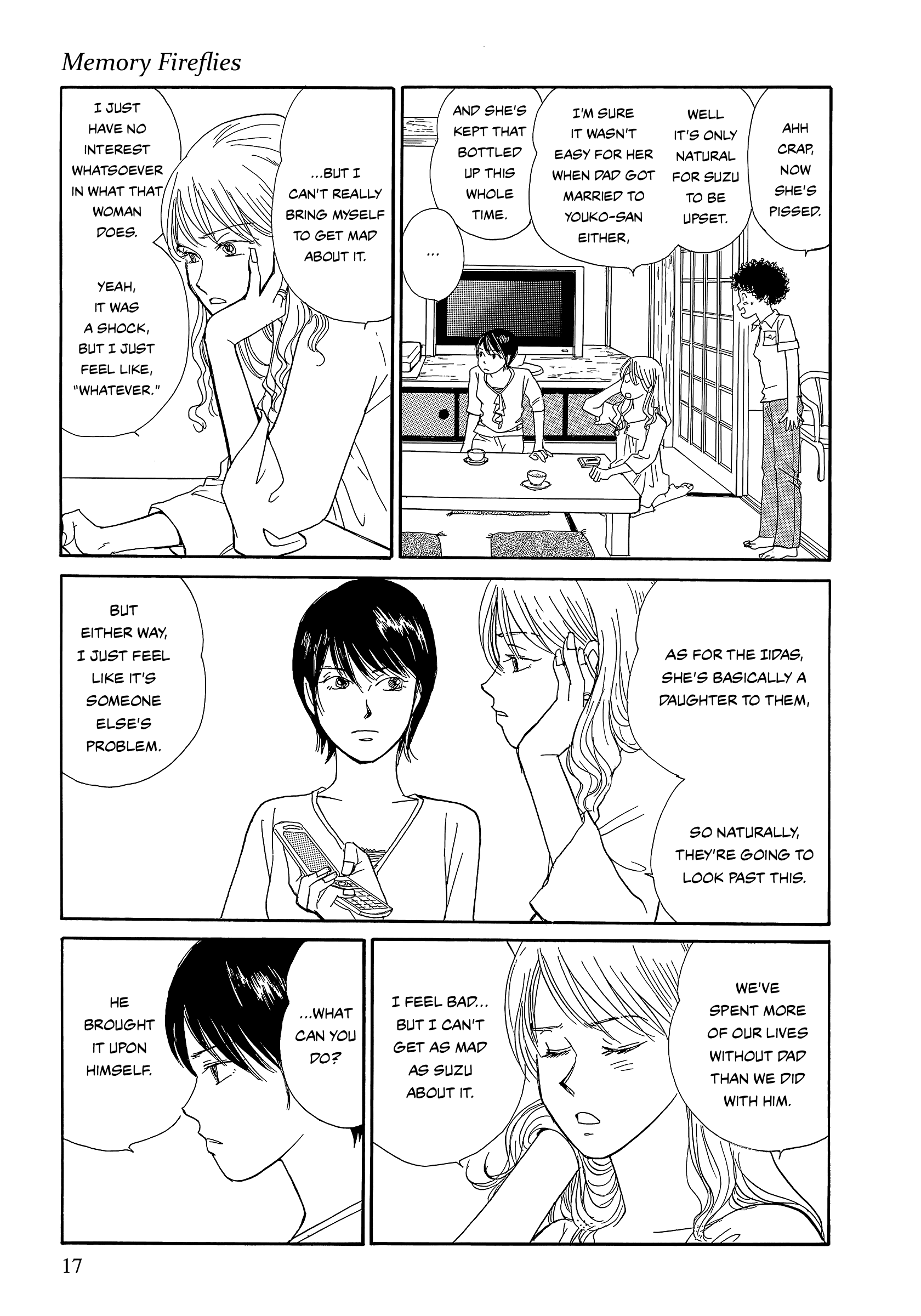 Umimachi Diary Chapter 8 page 17 - Chapter 8: Memory Firefly