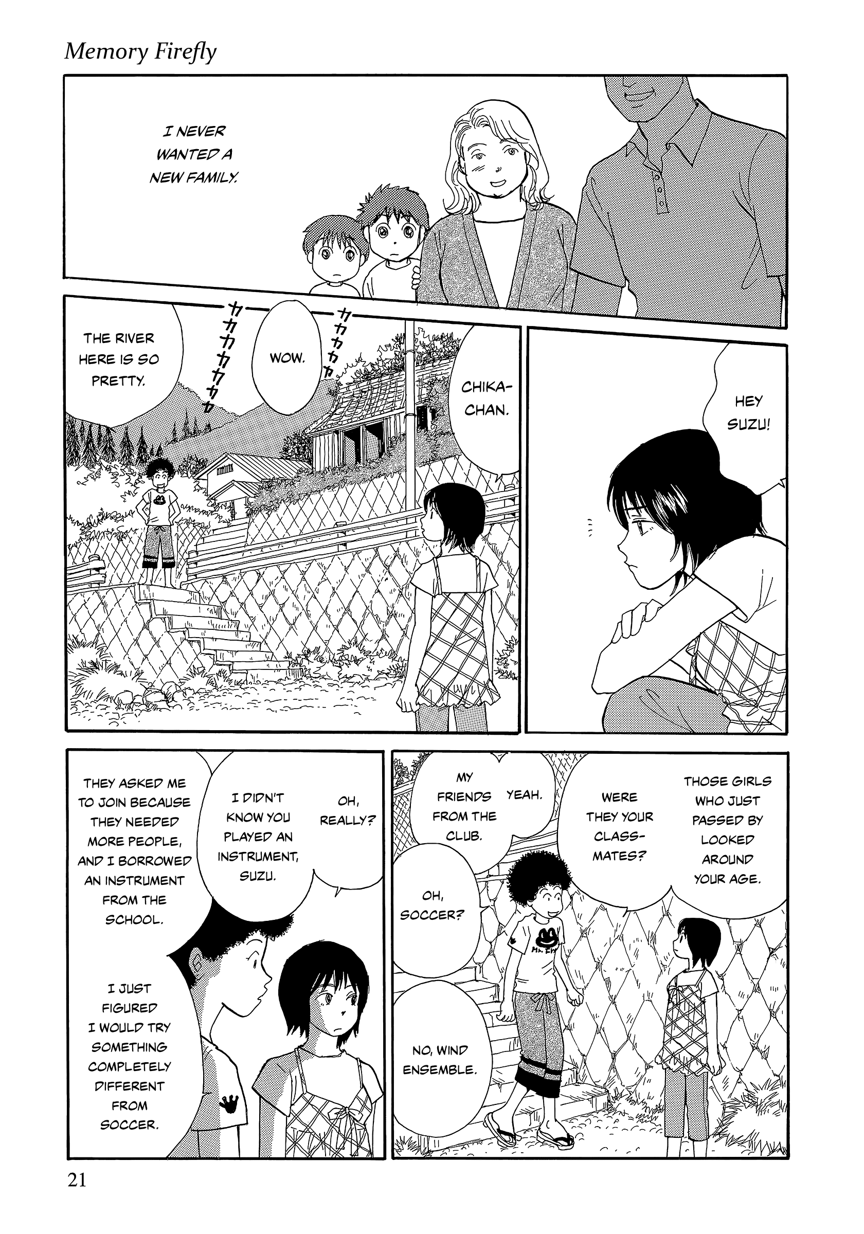 Umimachi Diary Chapter 8 page 21 - Chapter 8: Memory Firefly