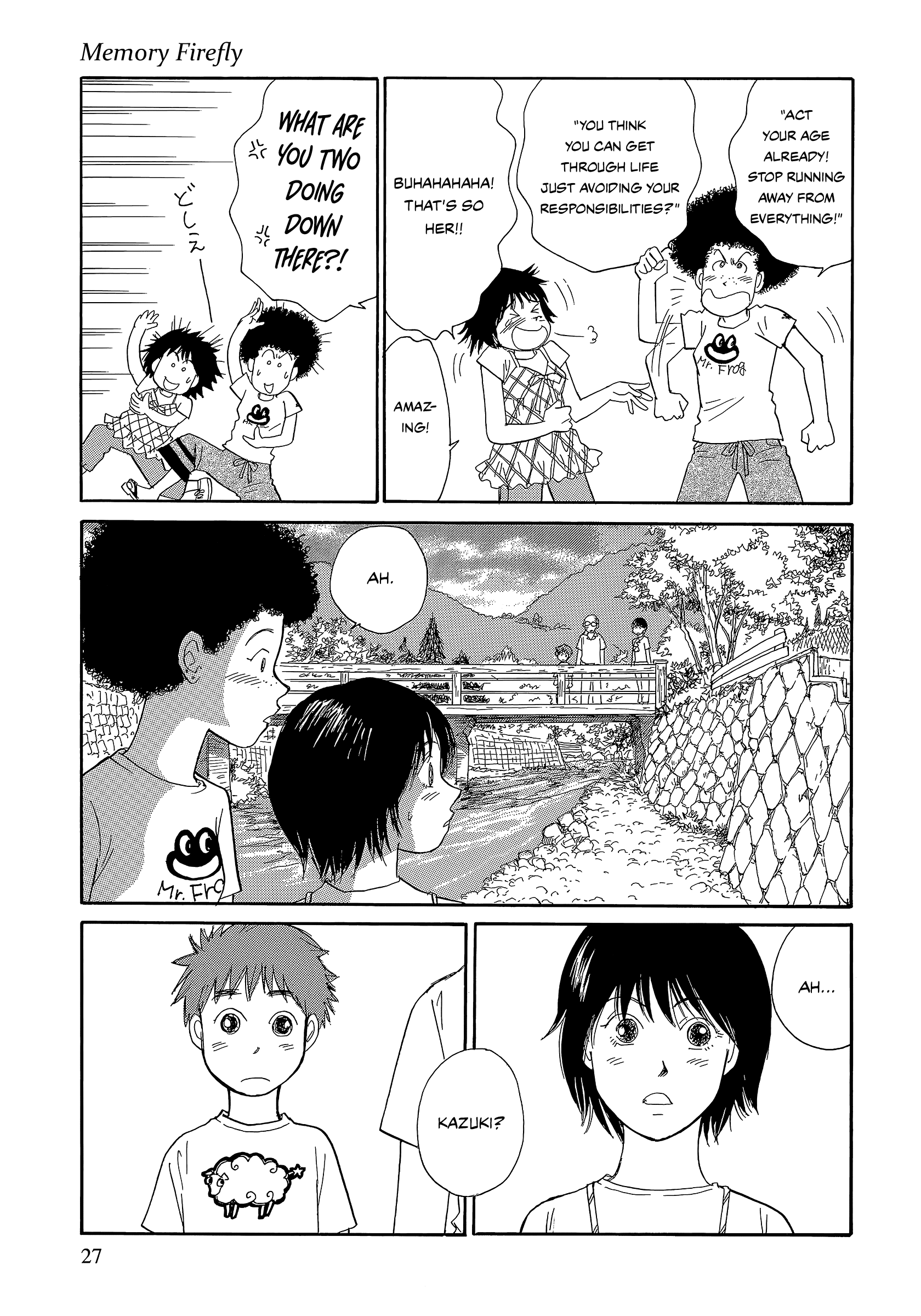 Umimachi Diary Chapter 8 page 27 - Chapter 8: Memory Firefly