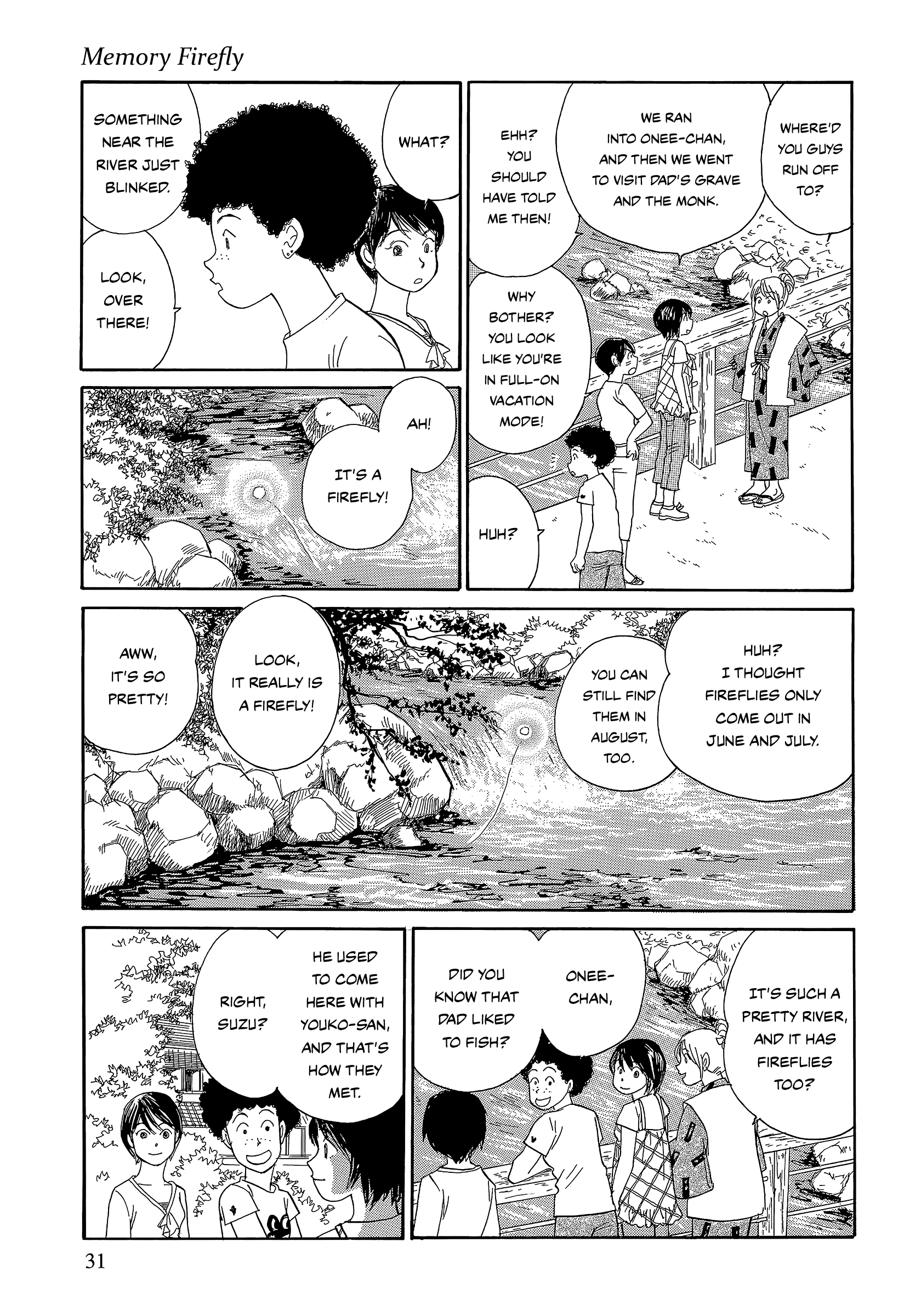 Umimachi Diary Chapter 8 page 31 - Chapter 8: Memory Firefly