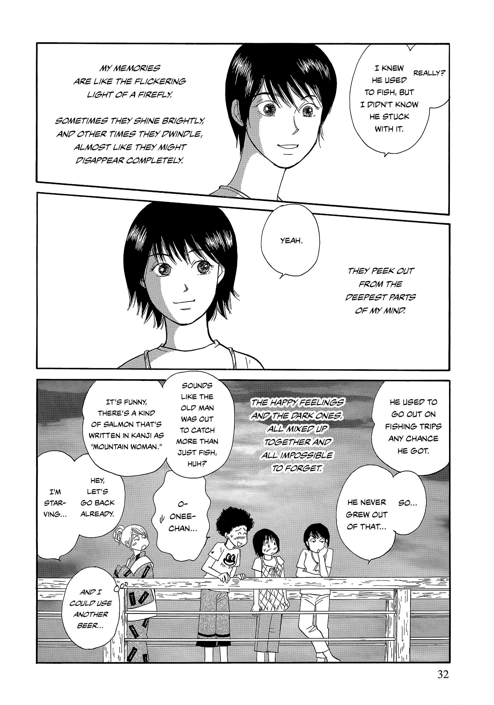 Umimachi Diary Chapter 8 page 32 - Chapter 8: Memory Firefly