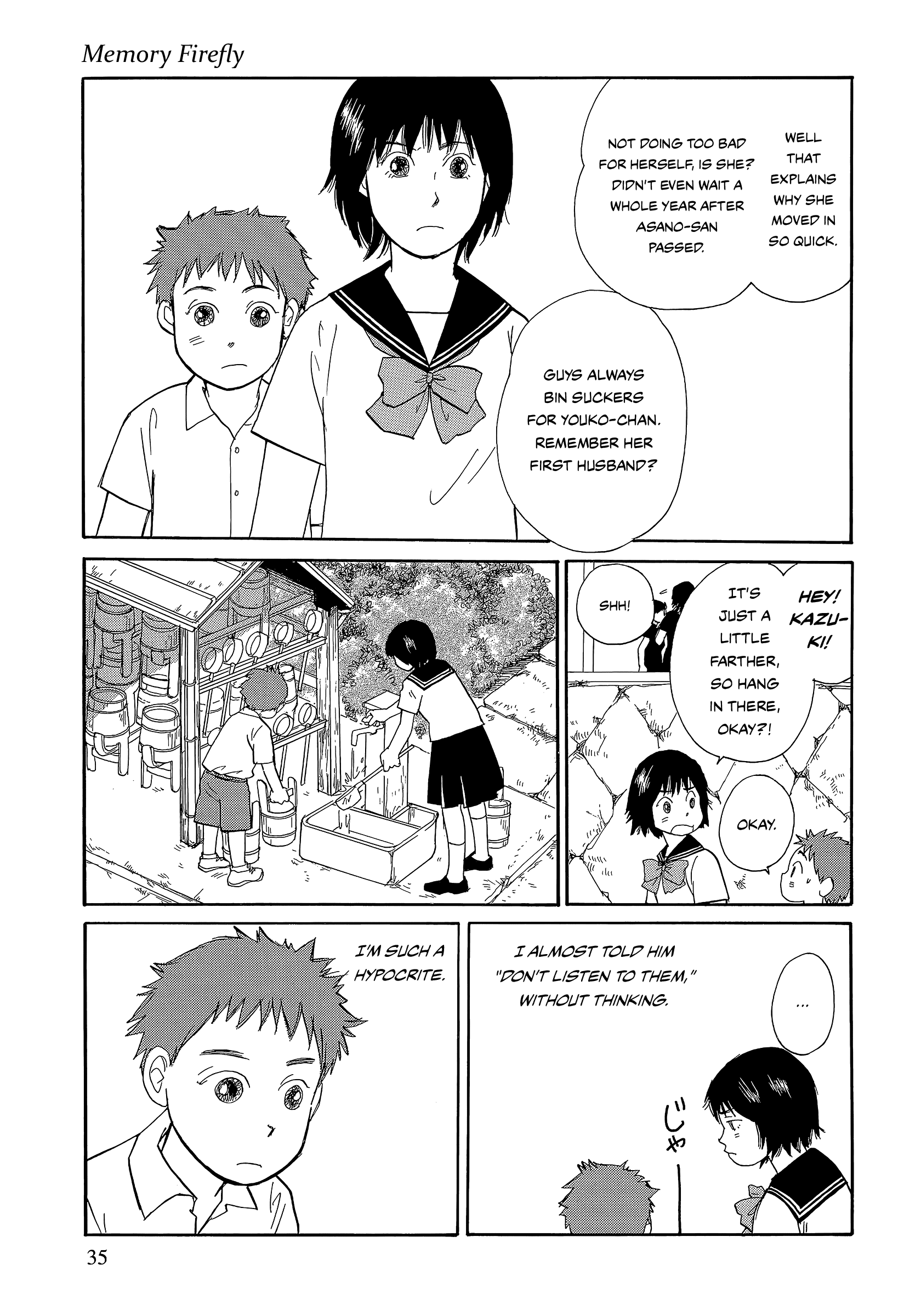 Umimachi Diary Chapter 8 page 35 - Chapter 8: Memory Firefly