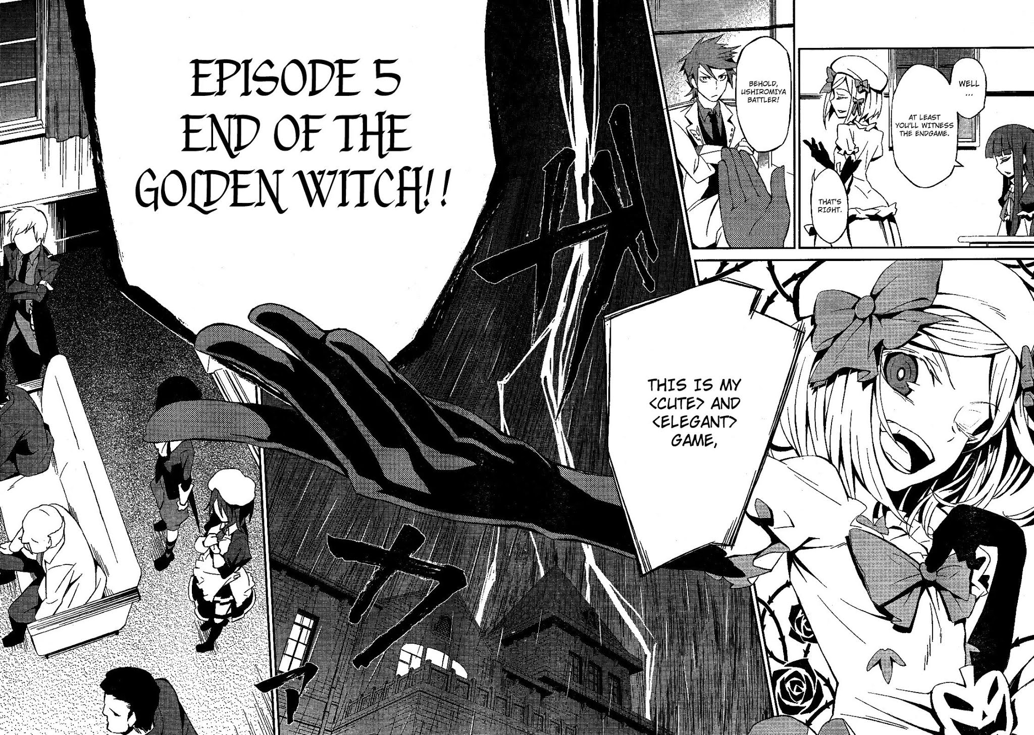 Umineko no Naku Koro ni Chiru Episode 5: End of the Golden Witch Chapter 1 page 37 - Chapter 1: Promise