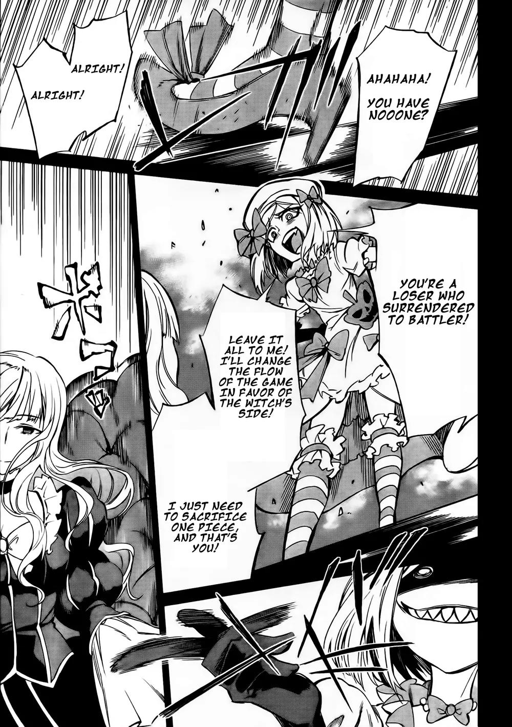 Umineko no Naku Koro ni Chiru Episode 5: End of the Golden Witch Chapter 11 page 27 - Chapter 11: Game of the Two