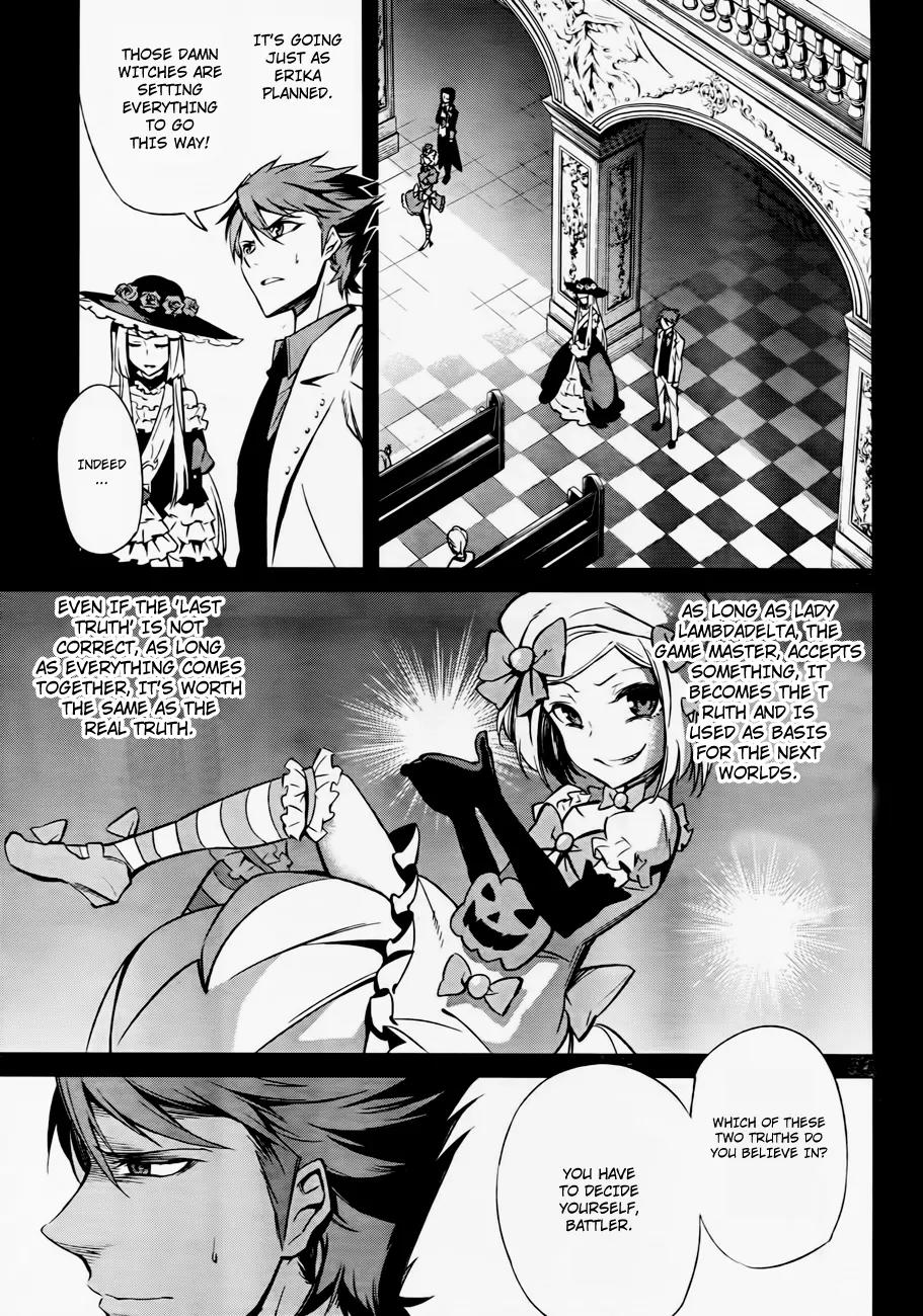 Umineko no Naku Koro ni Chiru Episode 5: End of the Golden Witch Chapter 22 page 28 - Chapter 22: Different Truth (2)