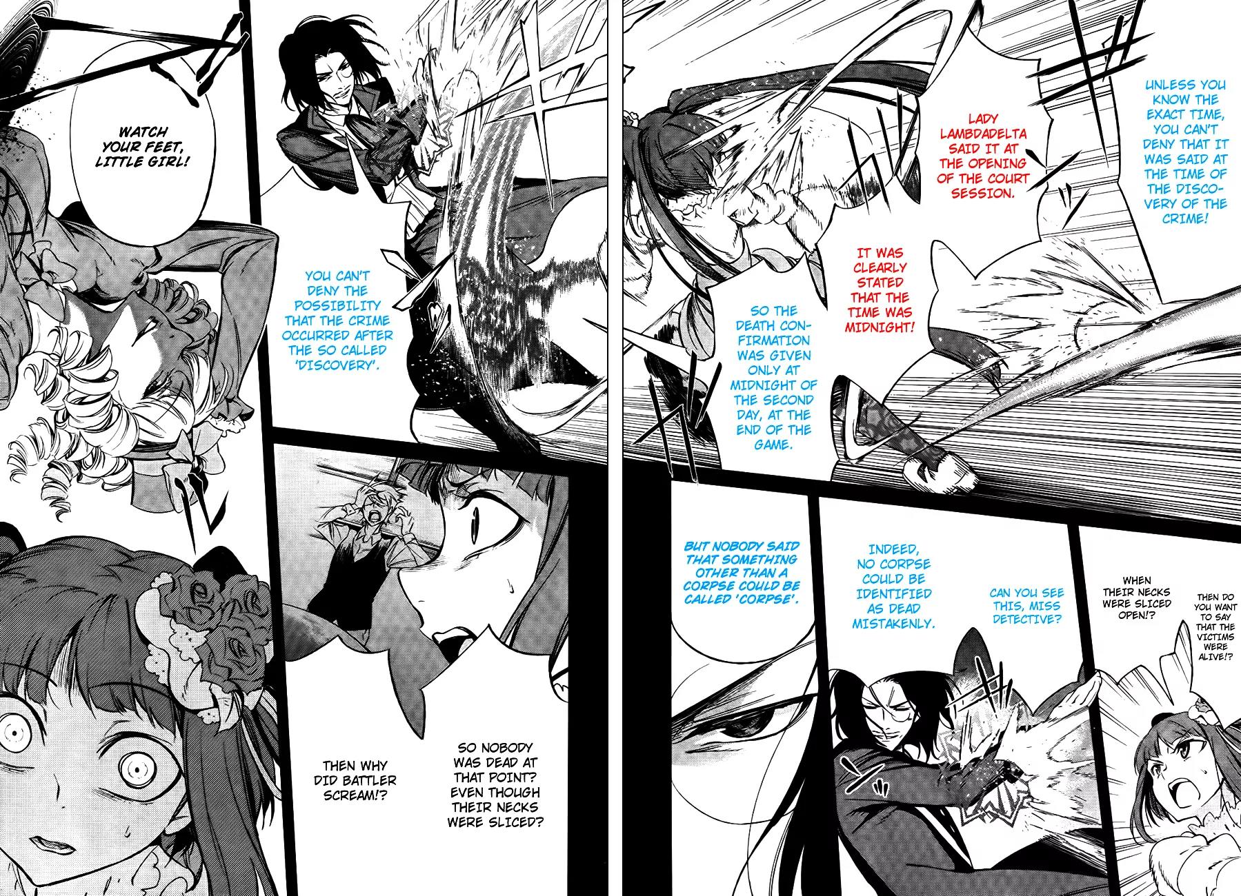 Umineko no Naku Koro ni Chiru Episode 5: End of the Golden Witch Chapter 27 page 24 - Chapter 27: Hidden tea Party (2) [End]