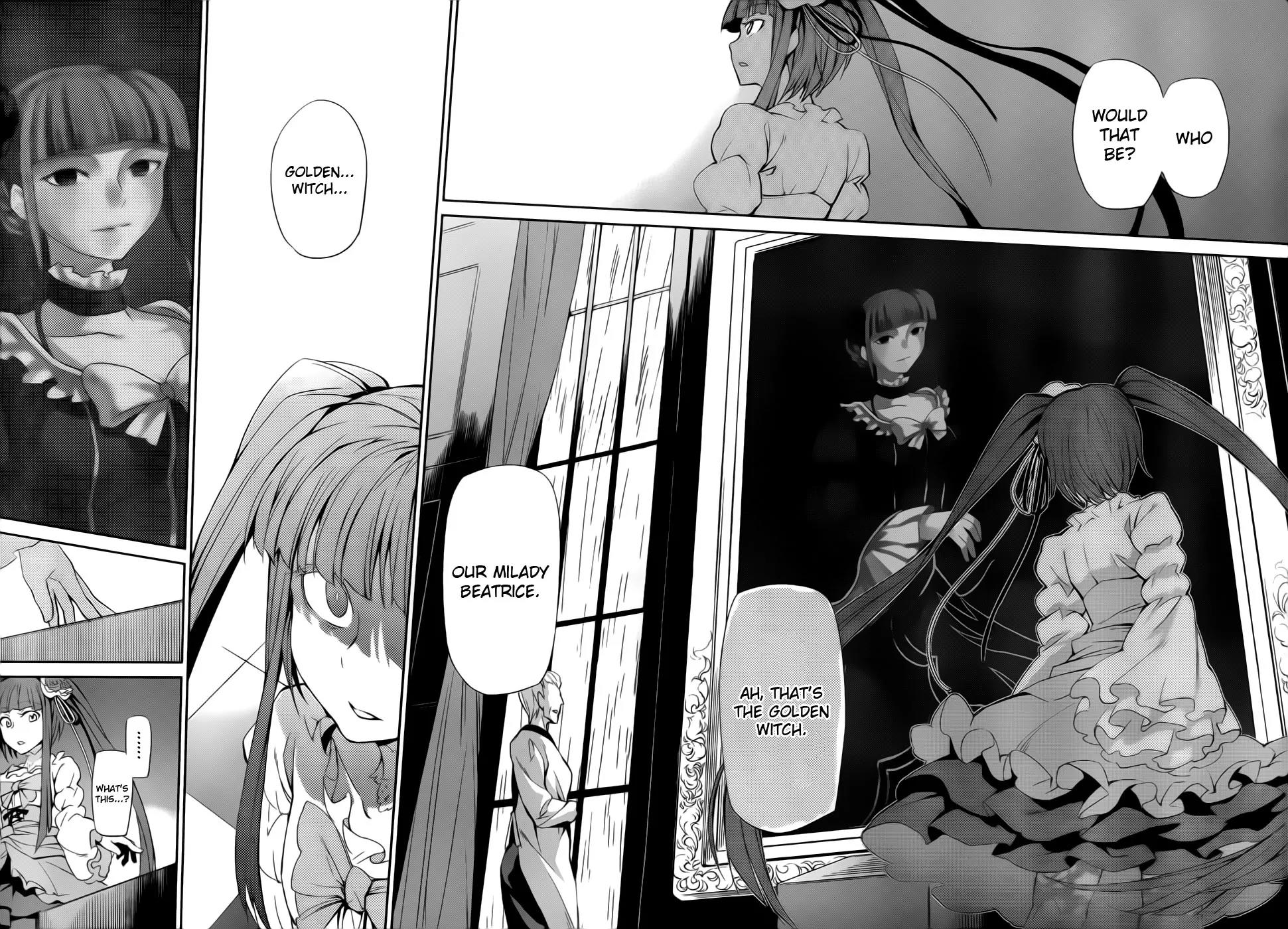 Umineko no Naku Koro ni Chiru Episode 5: End of the Golden Witch Chapter 6 page 17 - Chapter 6: Detective