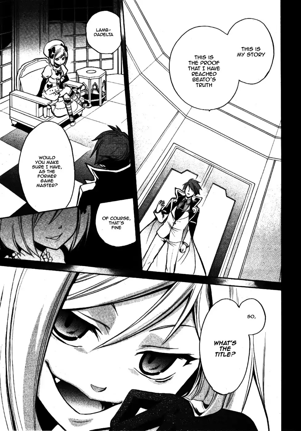 Umineko no Naku Koro ni Chiru Episode 6: Dawn of the Golden Witch Chapter 1 page 58 - Chapter 1