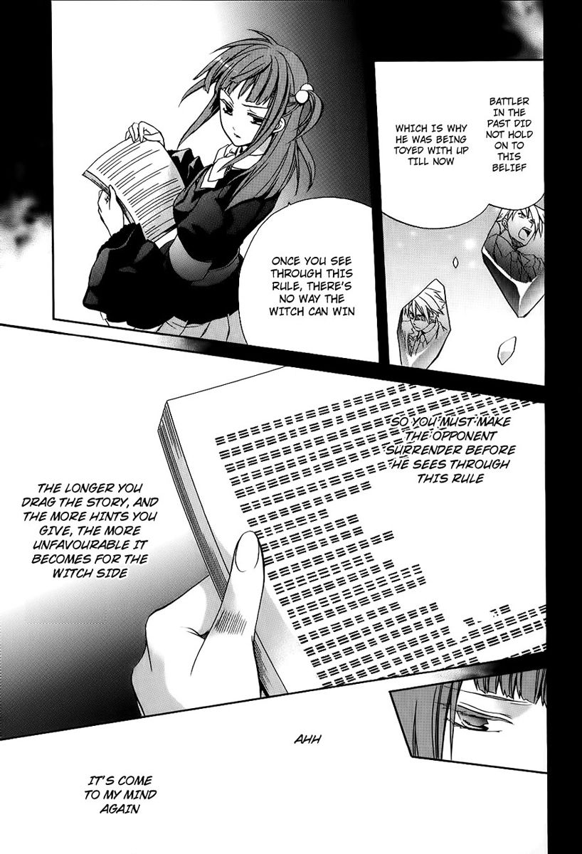 Umineko no Naku Koro ni Chiru Episode 6: Dawn of the Golden Witch Chapter 13 page 52 - Chapter 13 : Detective Authority And The Premise Of Magic