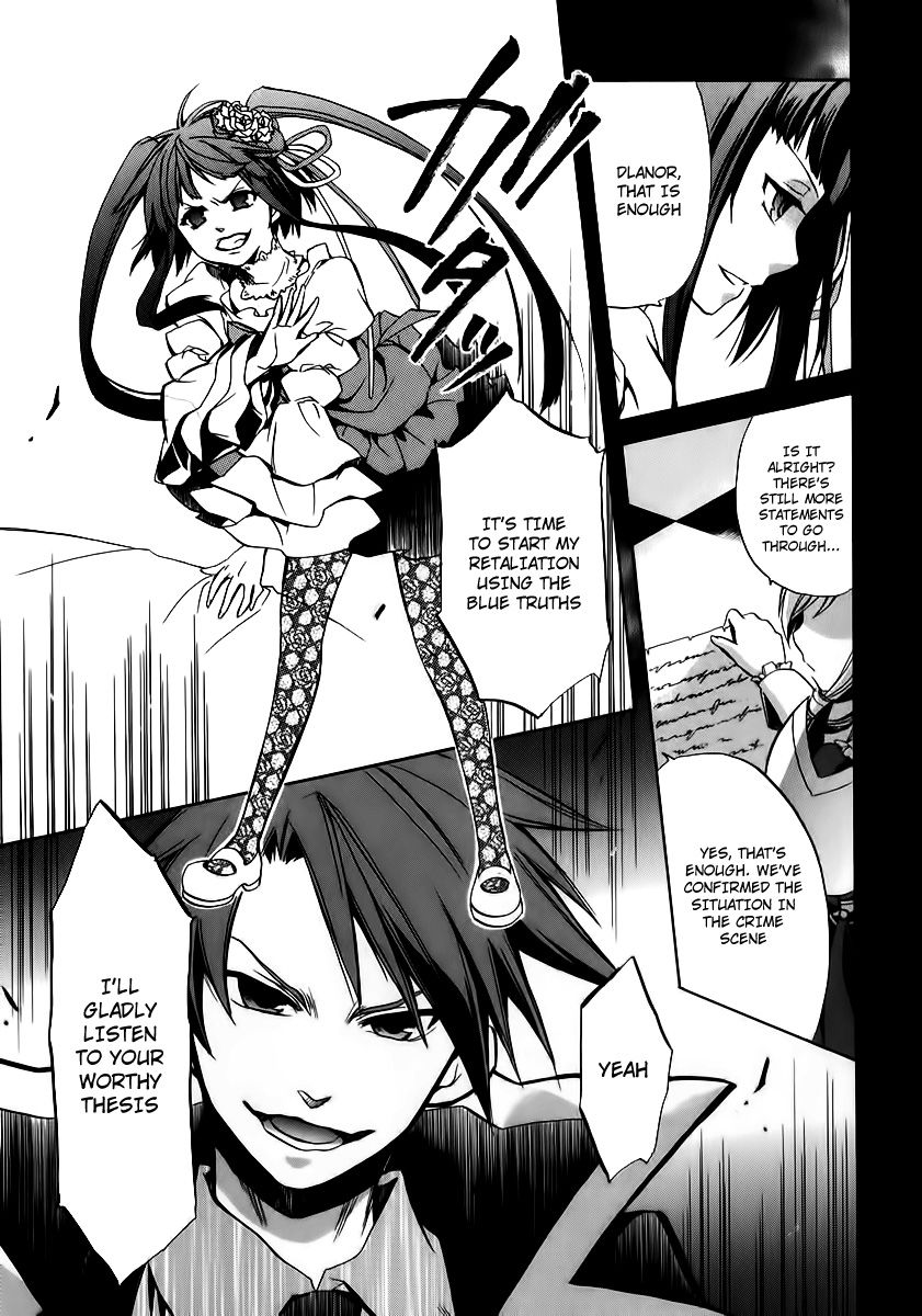 Umineko no Naku Koro ni Chiru Episode 6: Dawn of the Golden Witch Chapter 14 page 25 - Chapter 14 : The Battler Of The Red And The Blue