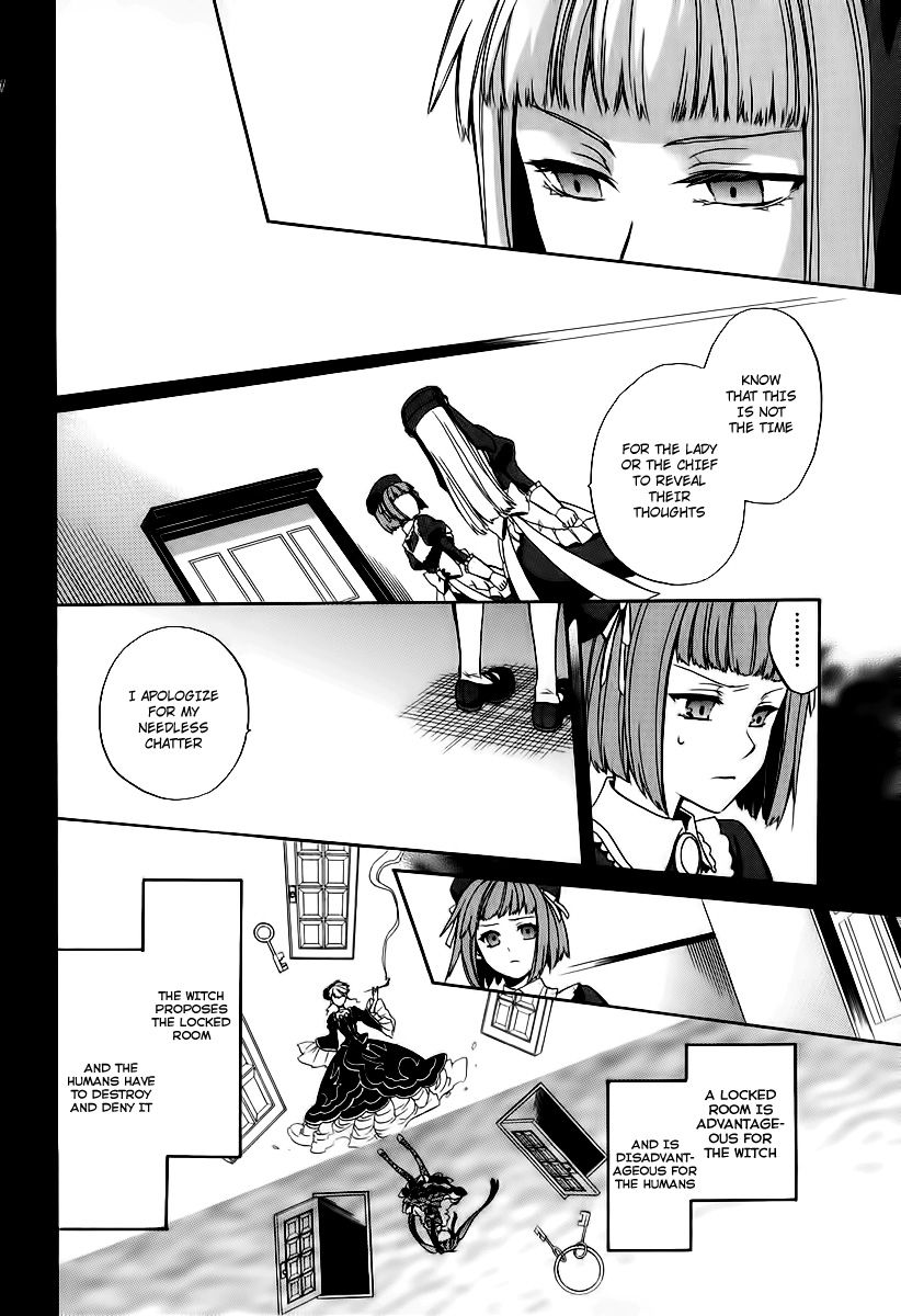 Umineko no Naku Koro ni Chiru Episode 6: Dawn of the Golden Witch Chapter 16 page 38 - Chapter 16 : A Small Mistake