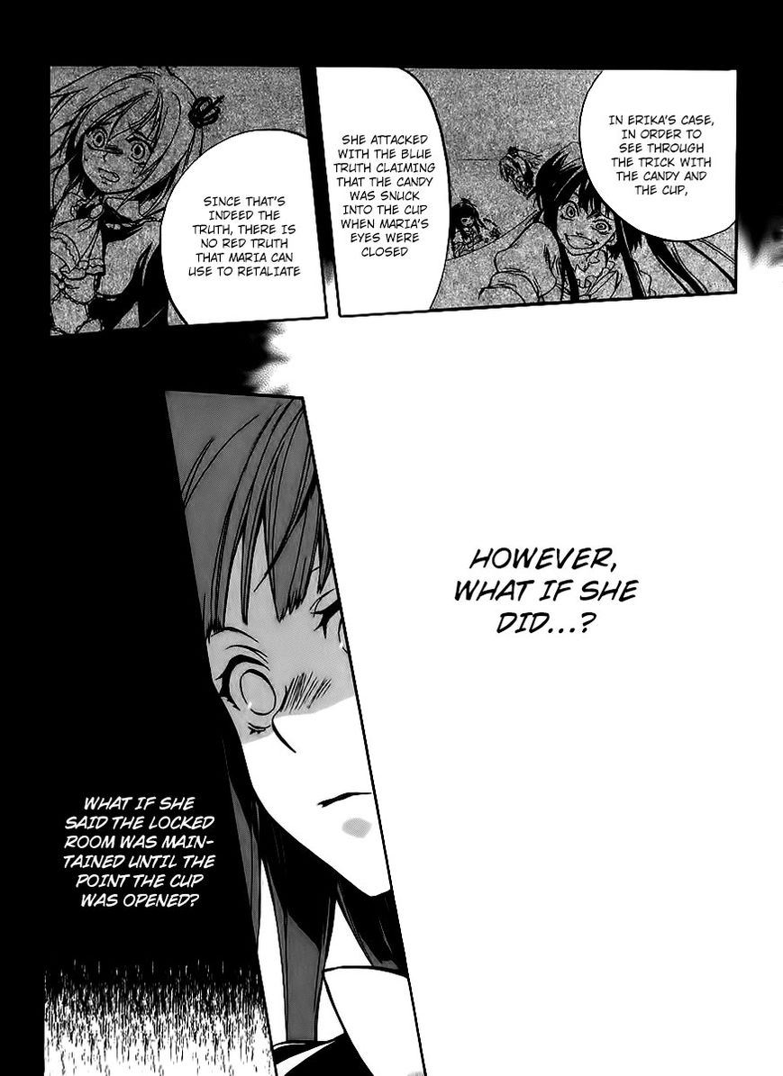 Umineko no Naku Koro ni Chiru Episode 6: Dawn of the Golden Witch Chapter 16 page 58 - Chapter 16 : A Small Mistake