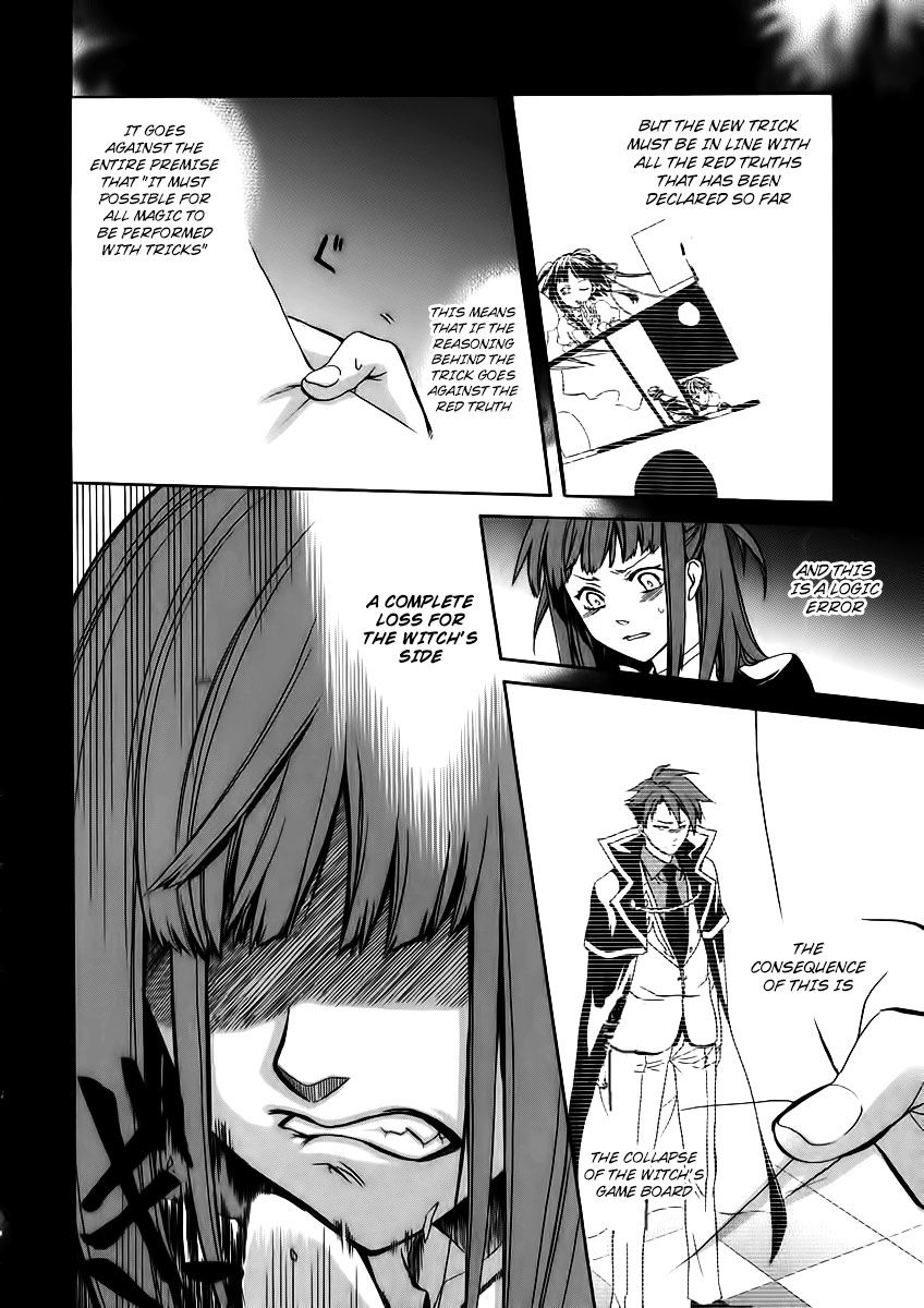 Umineko no Naku Koro ni Chiru Episode 6: Dawn of the Golden Witch Chapter 16 page 60 - Chapter 16 : A Small Mistake