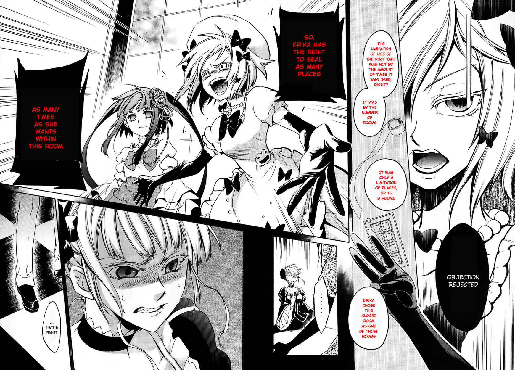 Umineko no Naku Koro ni Chiru Episode 6: Dawn of the Golden Witch Chapter 18 page 25 - Chapter 18 : The Duel Over Battler's Disappearance