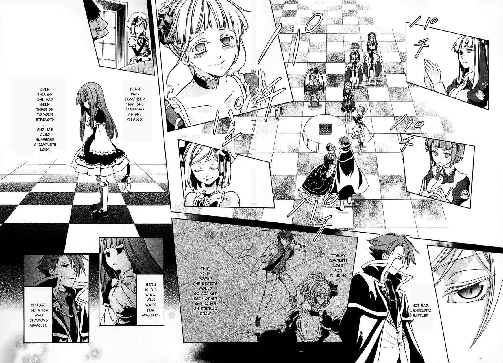 Umineko no Naku Koro ni Chiru Episode 6: Dawn of the Golden Witch Chapter 18 page 60 - Chapter 18 : The Duel Over Battler's Disappearance