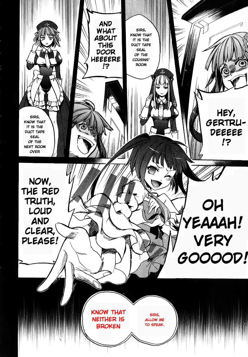 Umineko no Naku Koro ni Chiru Episode 6: Dawn of the Golden Witch Chapter 19 page 38 - Chapter 19 : Erika's Trap