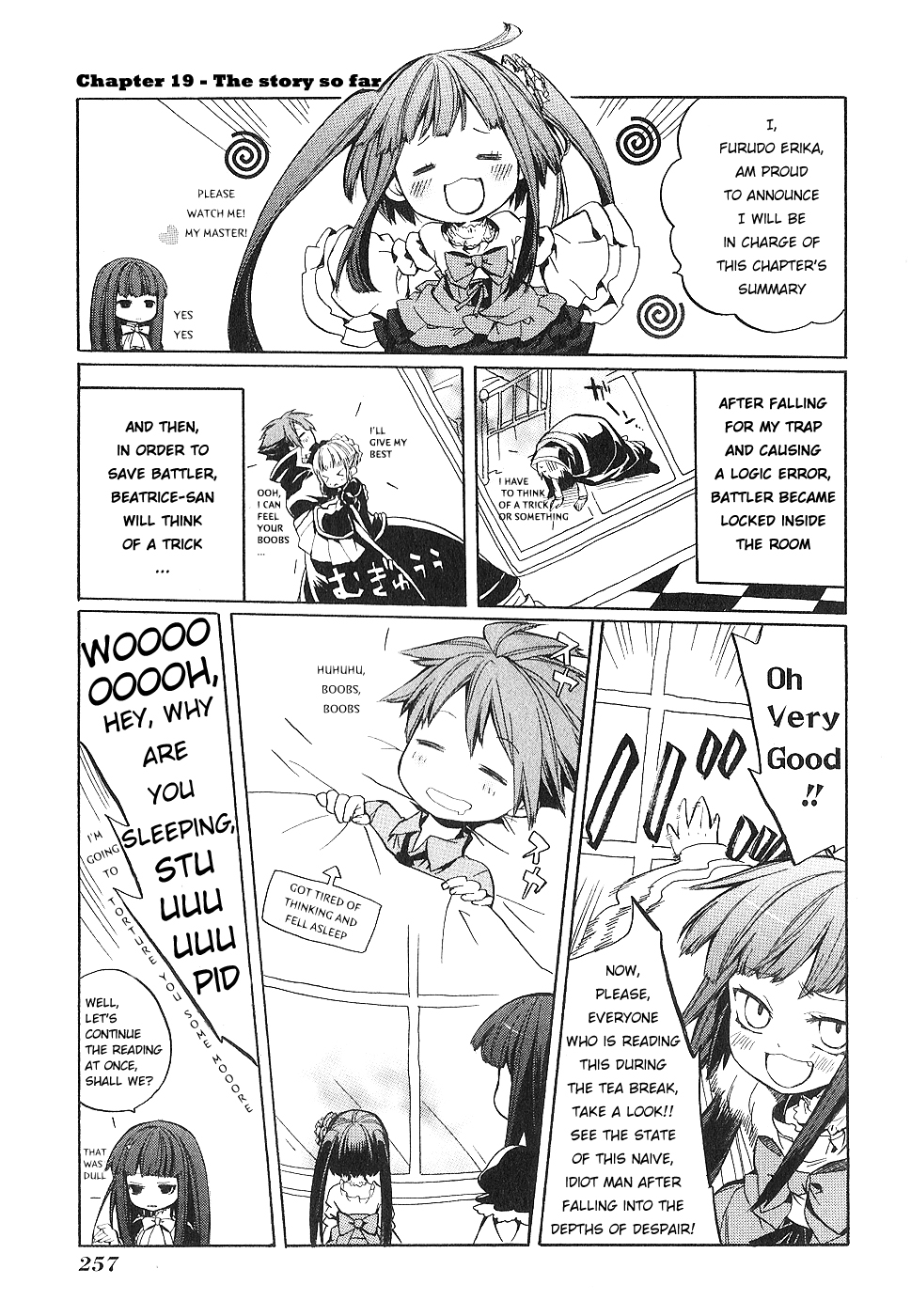 Umineko no Naku Koro ni Chiru Episode 6: Dawn of the Golden Witch Chapter 20.2 page 1 - Chapter 20 v2 : Reward to the Victory