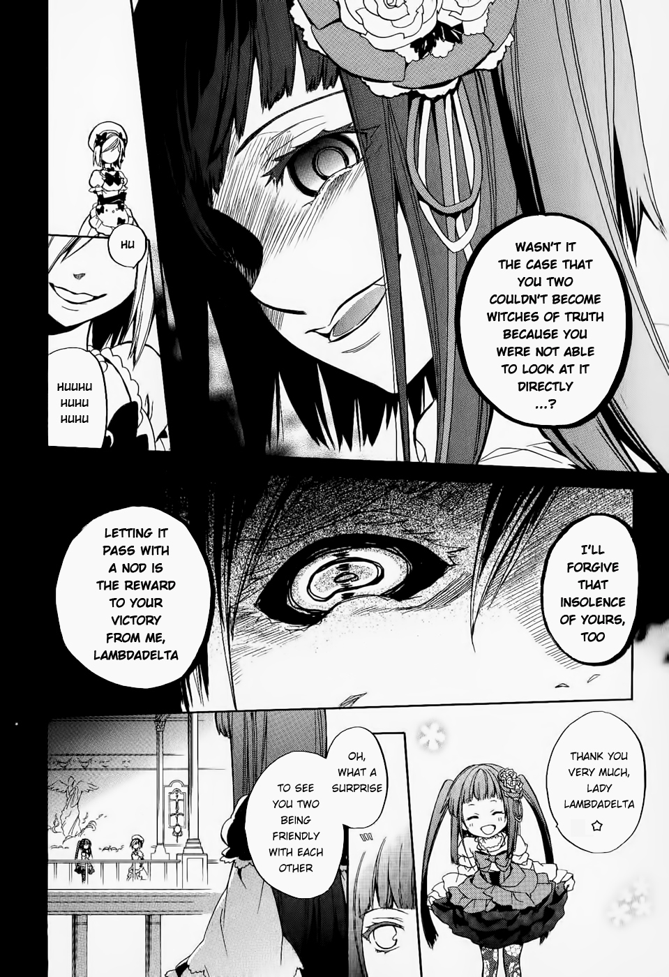 Umineko no Naku Koro ni Chiru Episode 6: Dawn of the Golden Witch Chapter 20.2 page 27 - Chapter 20 v2 : Reward to the Victory