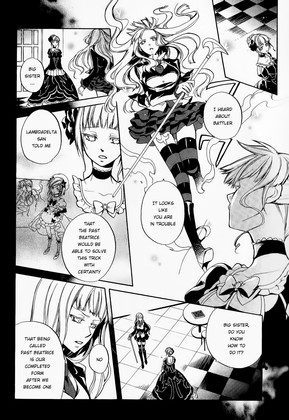 Umineko no Naku Koro ni Chiru Episode 6: Dawn of the Golden Witch Chapter 20.2 page 7 - Chapter 20 v2 : Reward to the Victory