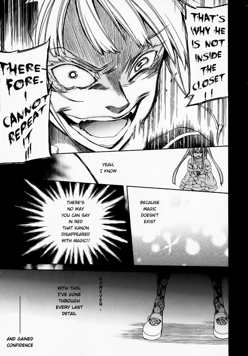 Umineko no Naku Koro ni Chiru Episode 6: Dawn of the Golden Witch Chapter 24 page 28 - Chapter 24 : Conclusion