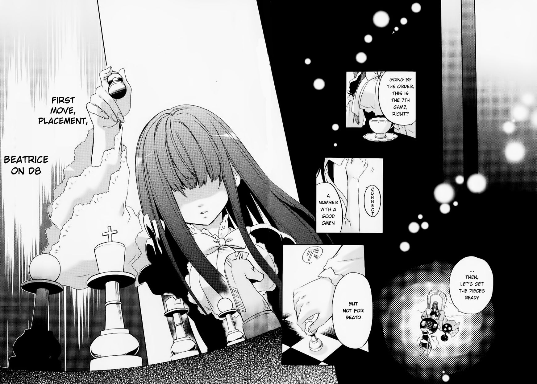 Umineko no Naku Koro ni Chiru Episode 6: Dawn of the Golden Witch Chapter 26 page 20 - Chapter 26 : Hidden Tea Party
