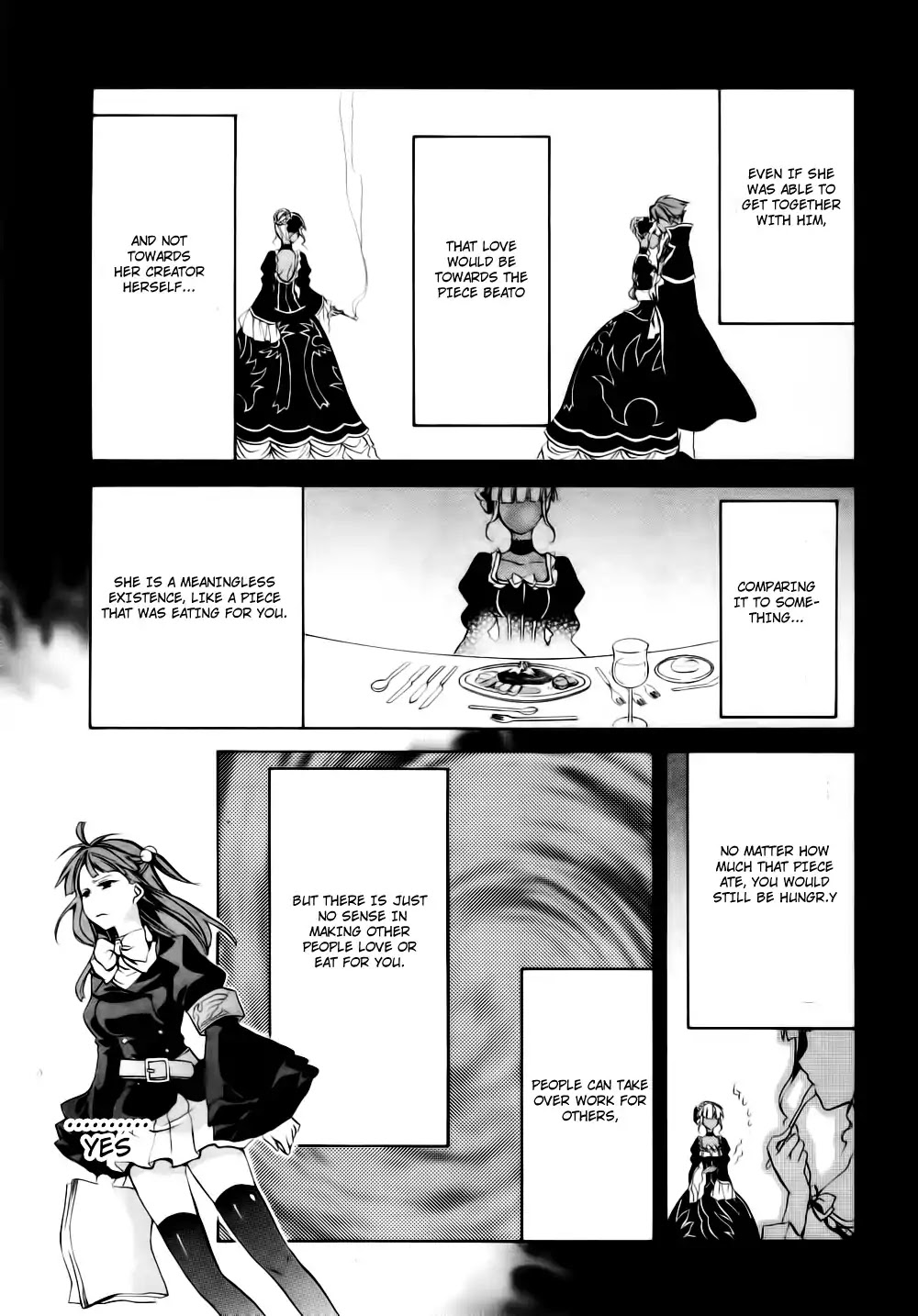 Umineko no Naku Koro ni Chiru Episode 6: Dawn of the Golden Witch Chapter 8 page 22 - Chapter 8 : The Trial of the Pair in Love
