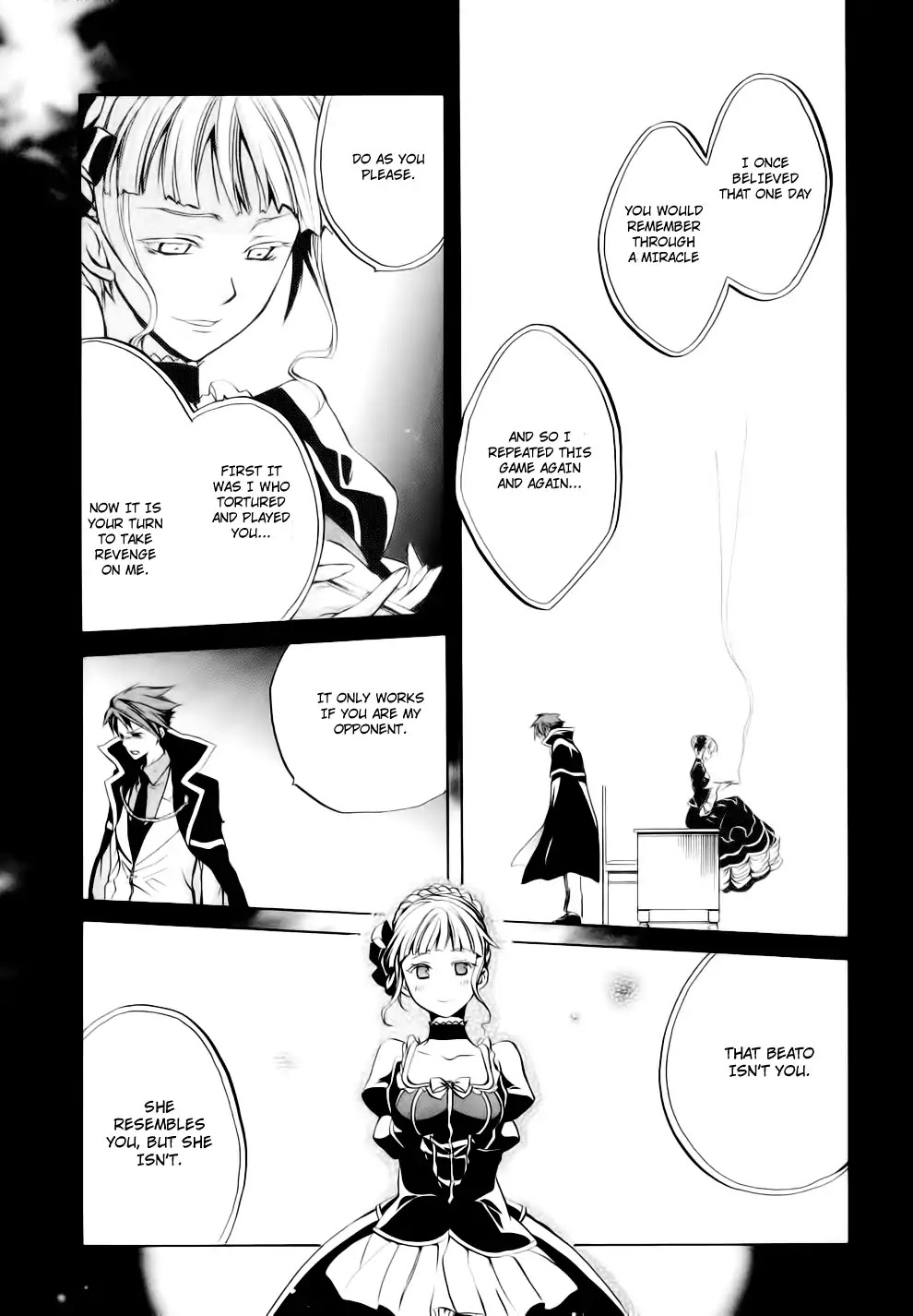 Umineko no Naku Koro ni Chiru Episode 6: Dawn of the Golden Witch Chapter 8 page 31 - Chapter 8 : The Trial of the Pair in Love