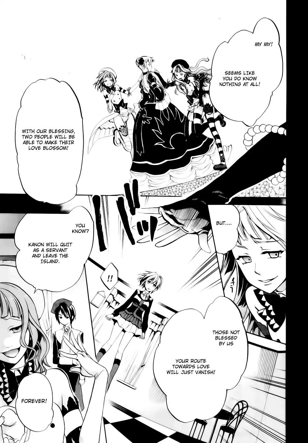 Umineko no Naku Koro ni Chiru Episode 6: Dawn of the Golden Witch Chapter 8 page 46 - Chapter 8 : The Trial of the Pair in Love