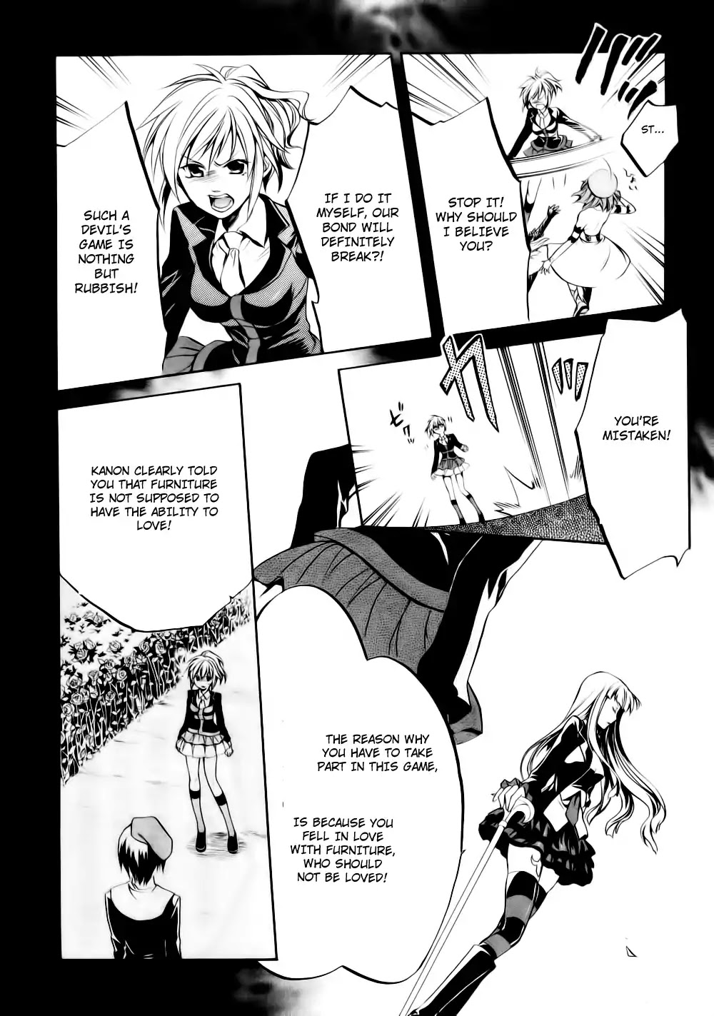 Umineko no Naku Koro ni Chiru Episode 6: Dawn of the Golden Witch Chapter 8 page 49 - Chapter 8 : The Trial of the Pair in Love