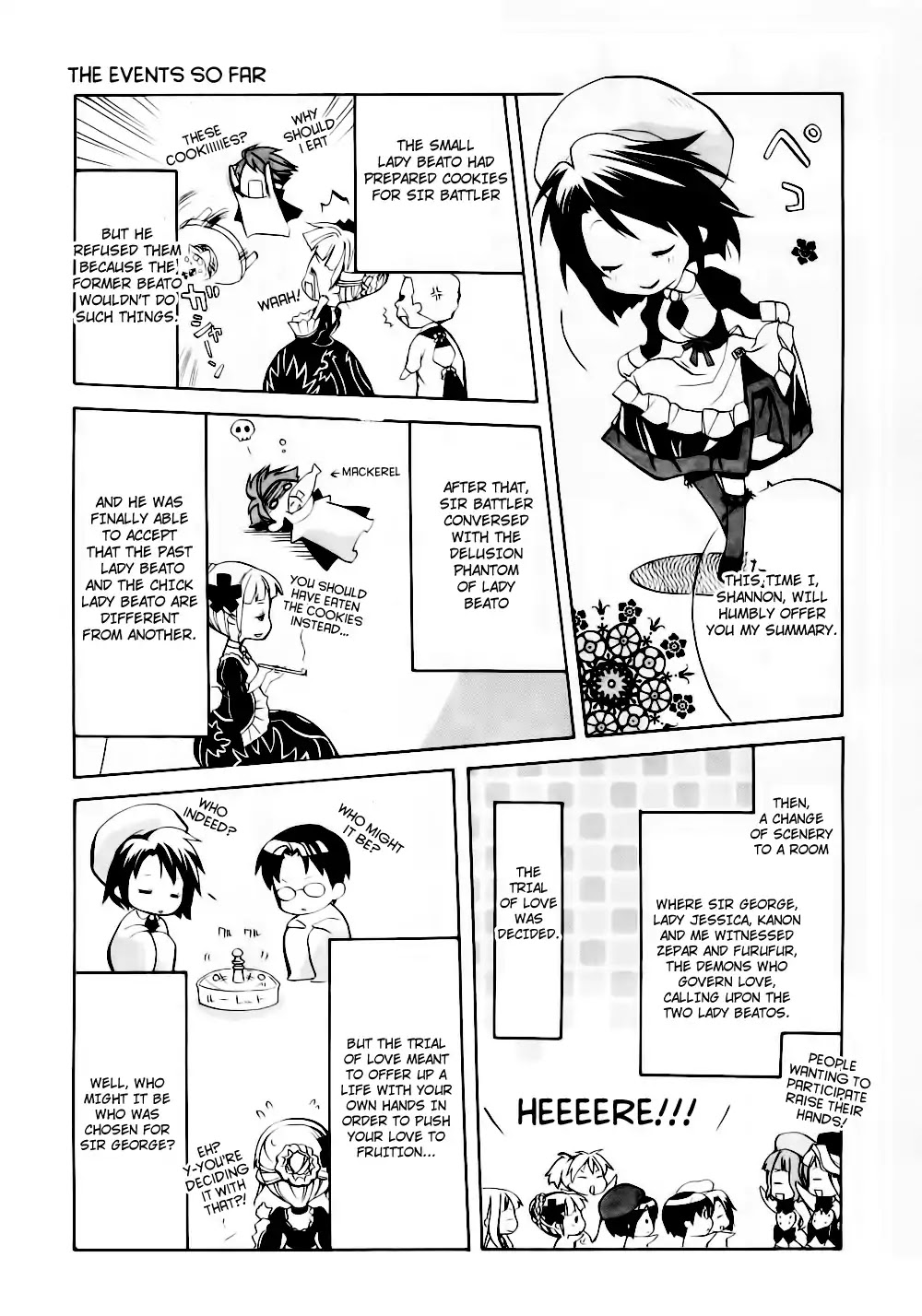 Umineko no Naku Koro ni Chiru Episode 6: Dawn of the Golden Witch Chapter 9 page 1 - Chapter 9 : The Curtain Opens