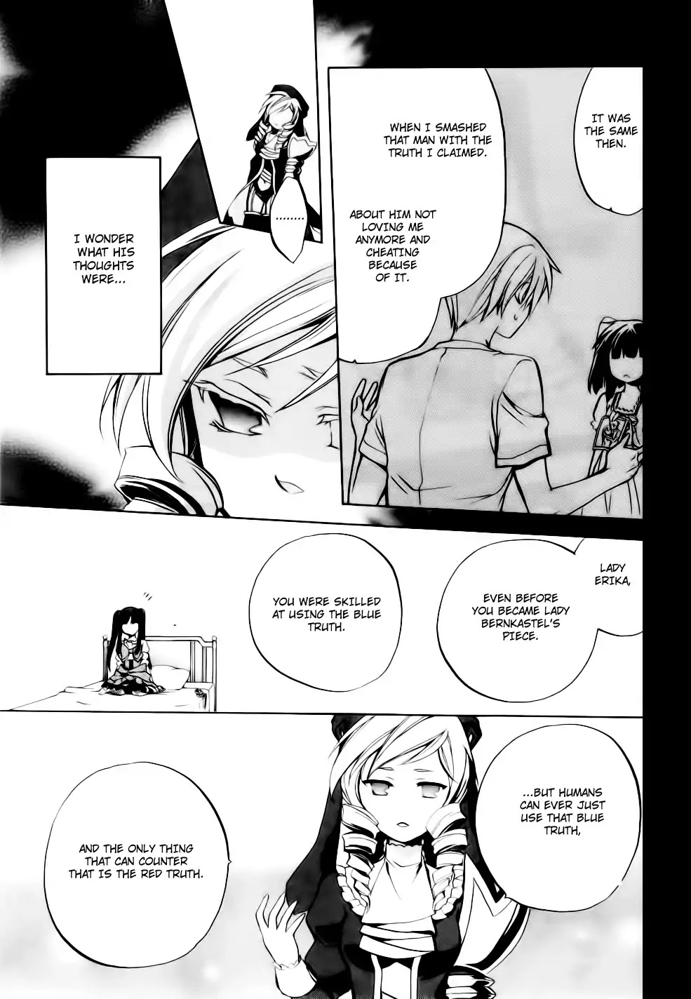 Umineko no Naku Koro ni Chiru Episode 6: Dawn of the Golden Witch Chapter 9 page 26 - Chapter 9 : The Curtain Opens