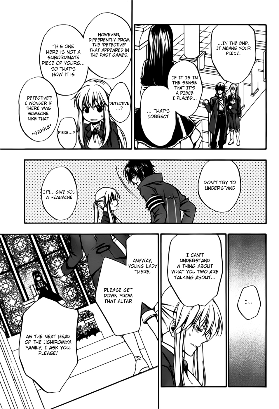 Umineko no Naku Koro ni Chiru Episode 7: Requiem of the Golden Witch Chapter 1 page 22 - Chapter 1: Invitation To The Game