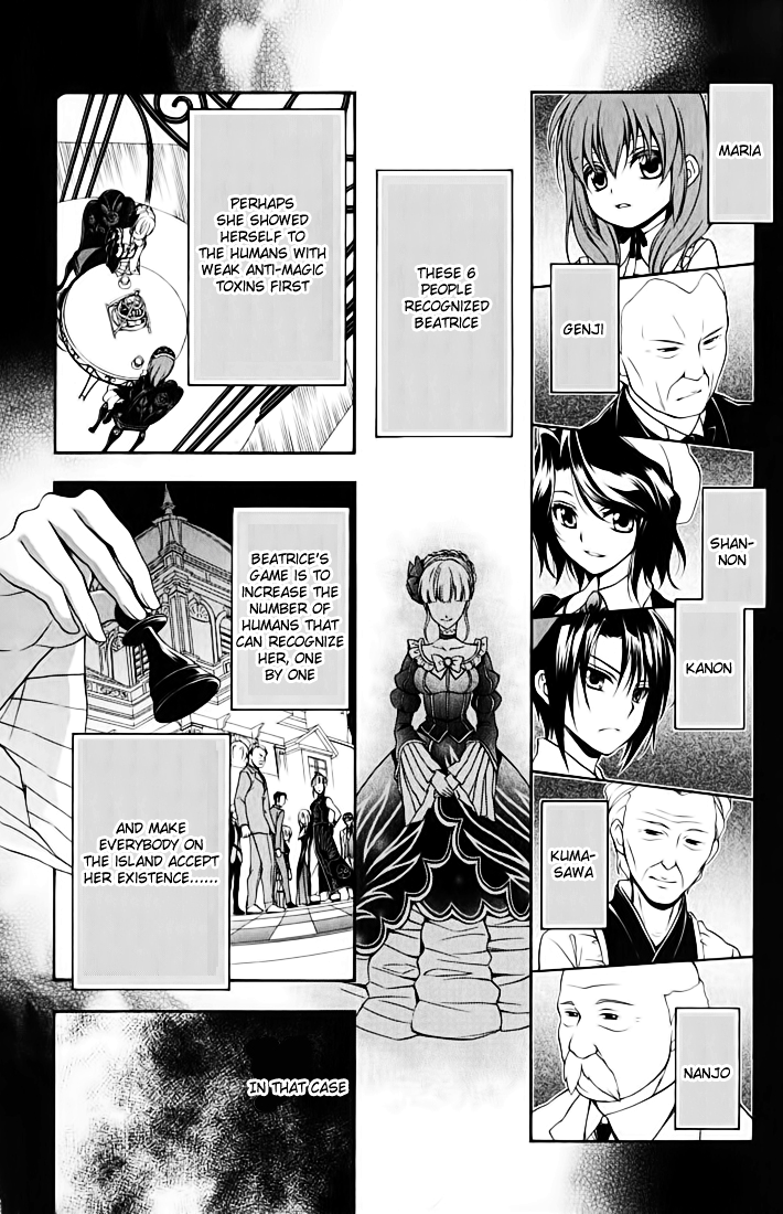 Umineko no Naku Koro ni Chiru Episode 7: Requiem of the Golden Witch Chapter 12 page 19 - Chapter 12: Will's Inquiry