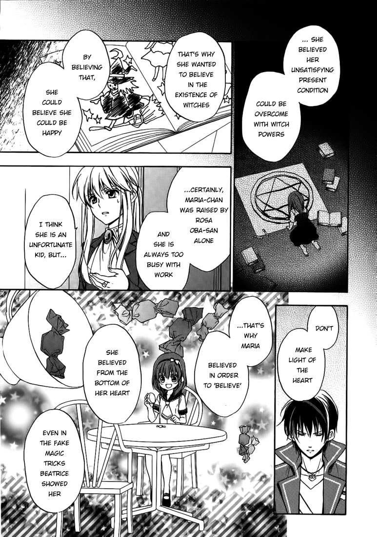 Umineko no Naku Koro ni Chiru Episode 7: Requiem of the Golden Witch Chapter 16 page 9 - Chapter 16: Will's Theory