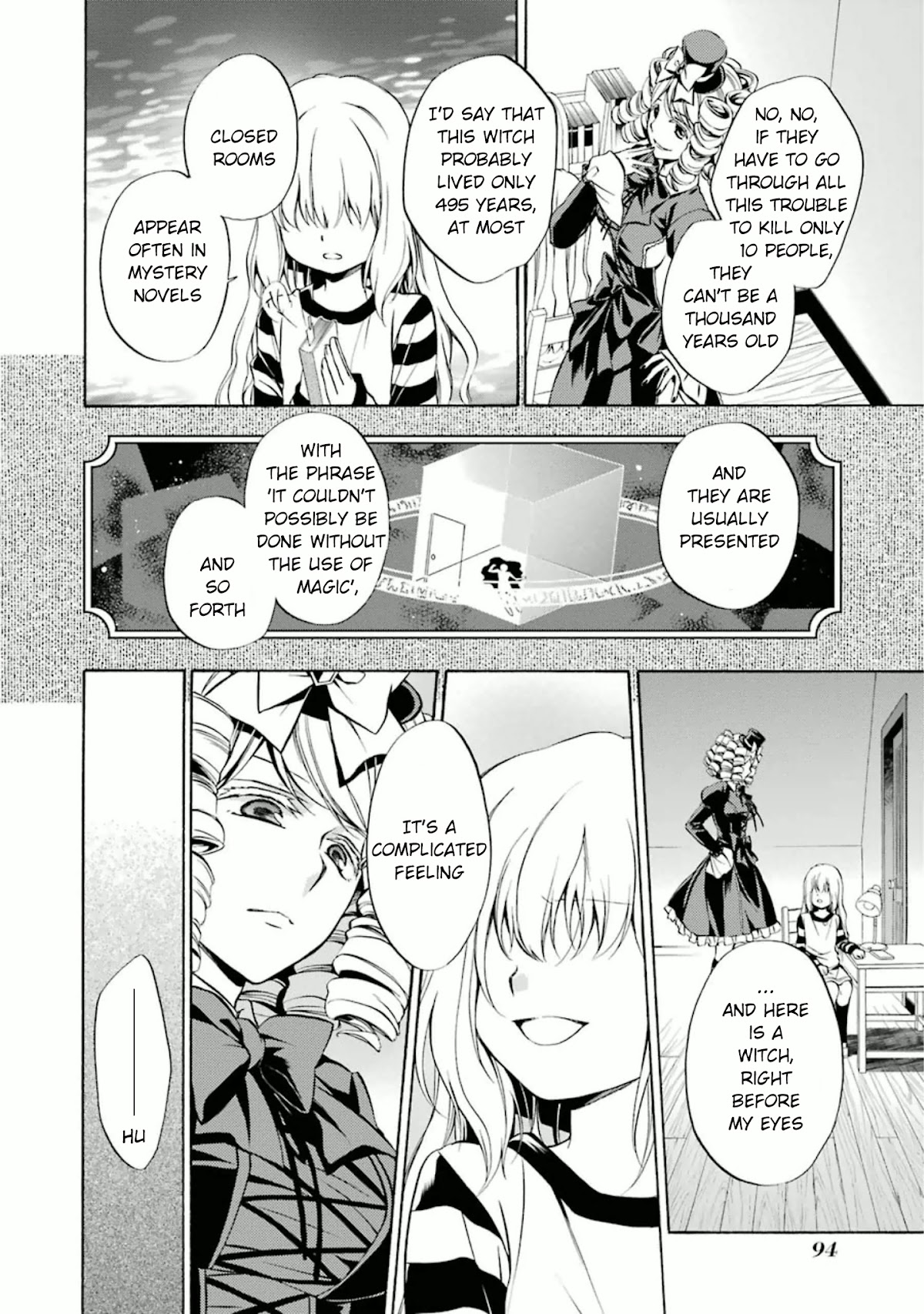 Umineko no Naku Koro ni Chiru Episode 7: Requiem of the Golden Witch Chapter 23 page 13 - Chapter 23: Changing Days