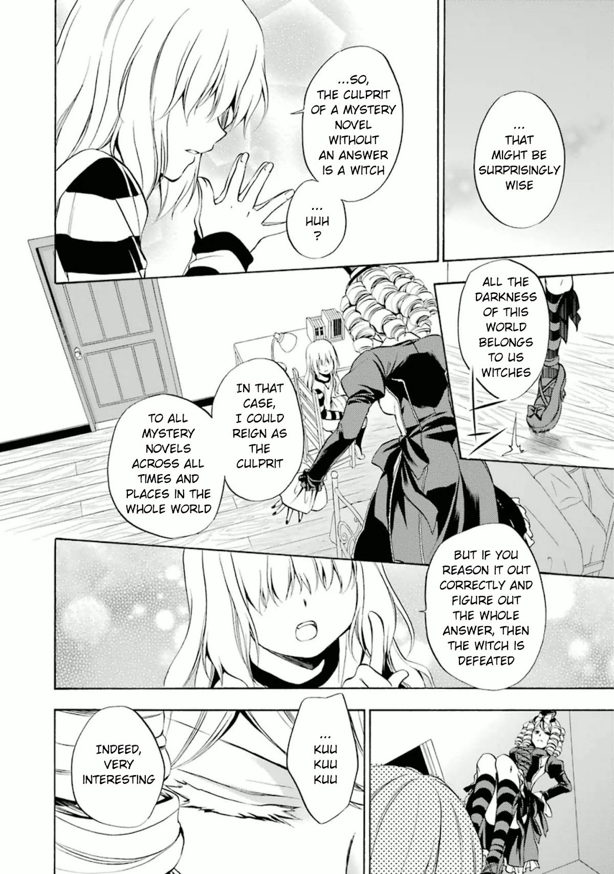 Umineko no Naku Koro ni Chiru Episode 7: Requiem of the Golden Witch Chapter 23 page 17 - Chapter 23: Changing Days