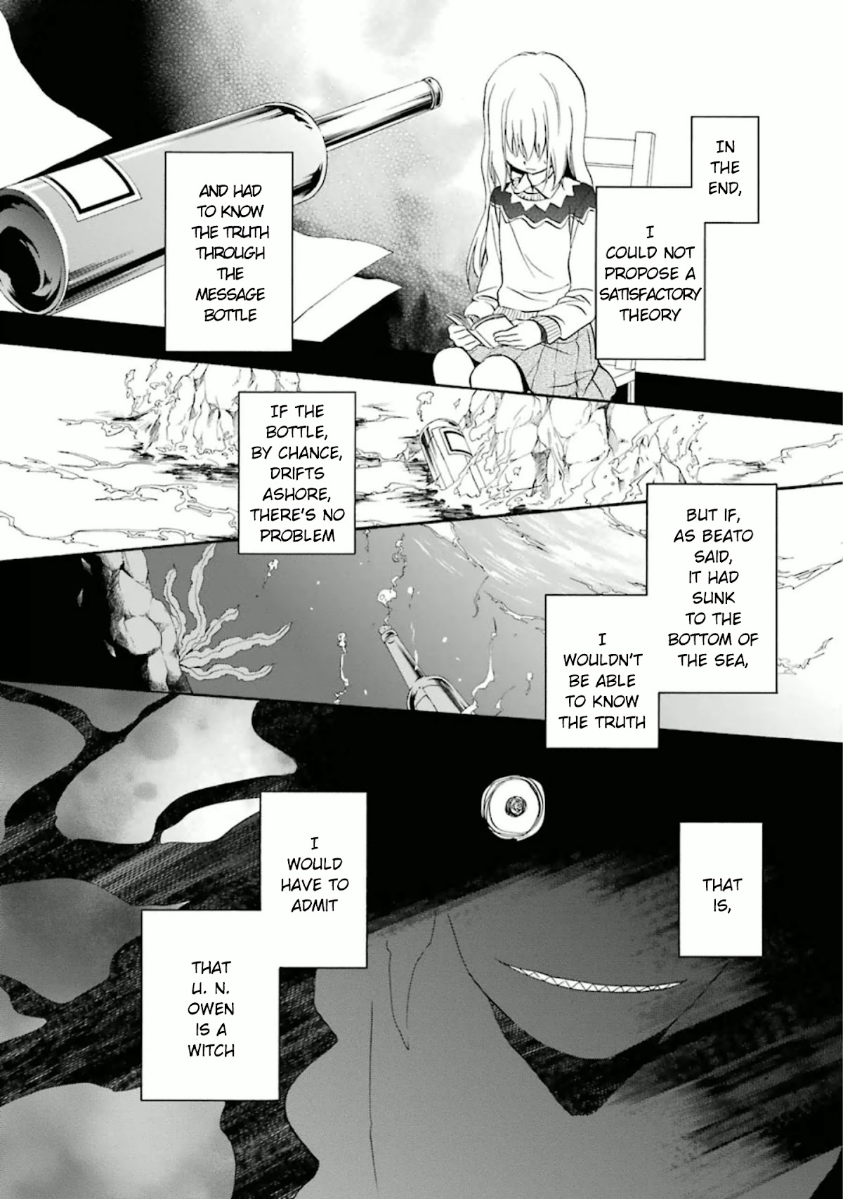 Umineko no Naku Koro ni Chiru Episode 7: Requiem of the Golden Witch Chapter 23 page 25 - Chapter 23: Changing Days