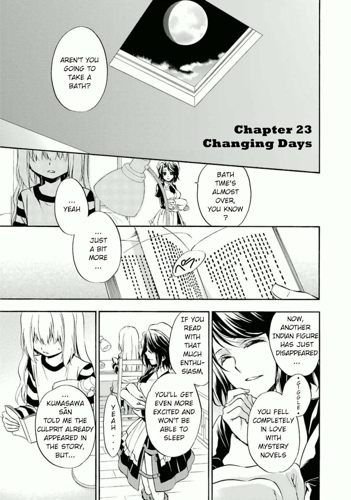 Umineko no Naku Koro ni Chiru Episode 7: Requiem of the Golden Witch Chapter 23 page 6 - Chapter 23: Changing Days