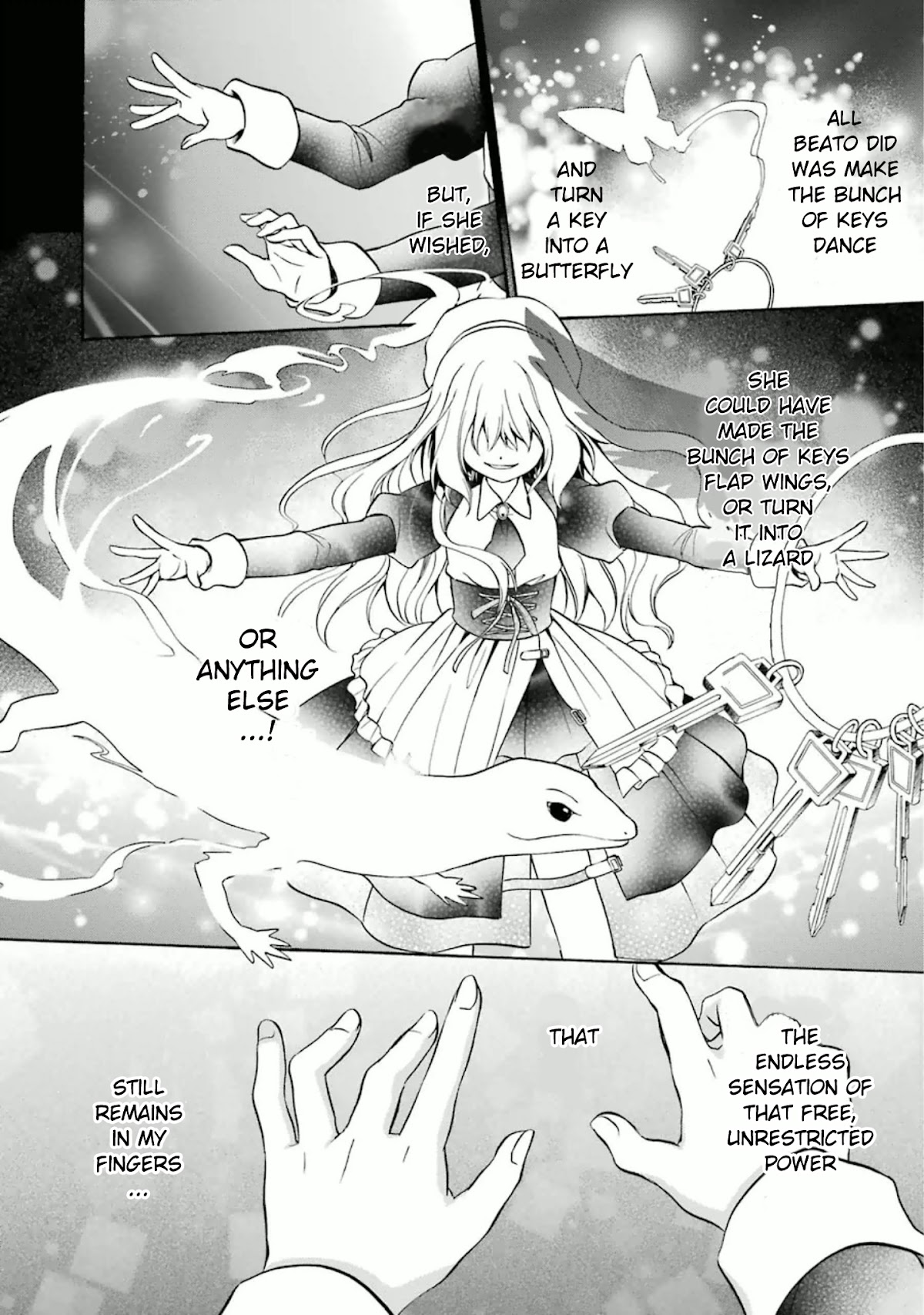 Umineko no Naku Koro ni Chiru Episode 7: Requiem of the Golden Witch Chapter 25 page 10 - Chapter 25: Witch Manifestation