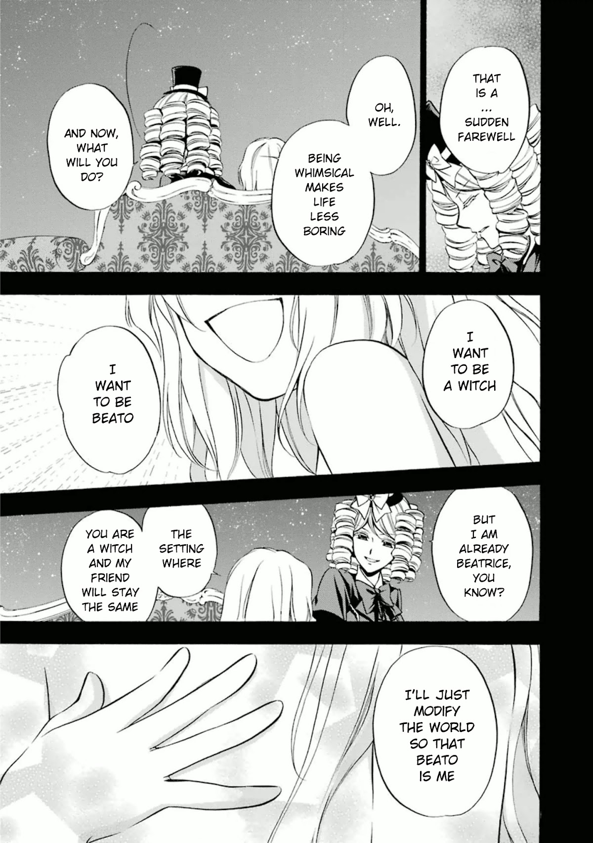 Umineko no Naku Koro ni Chiru Episode 7: Requiem of the Golden Witch Chapter 25 page 19 - Chapter 25: Witch Manifestation