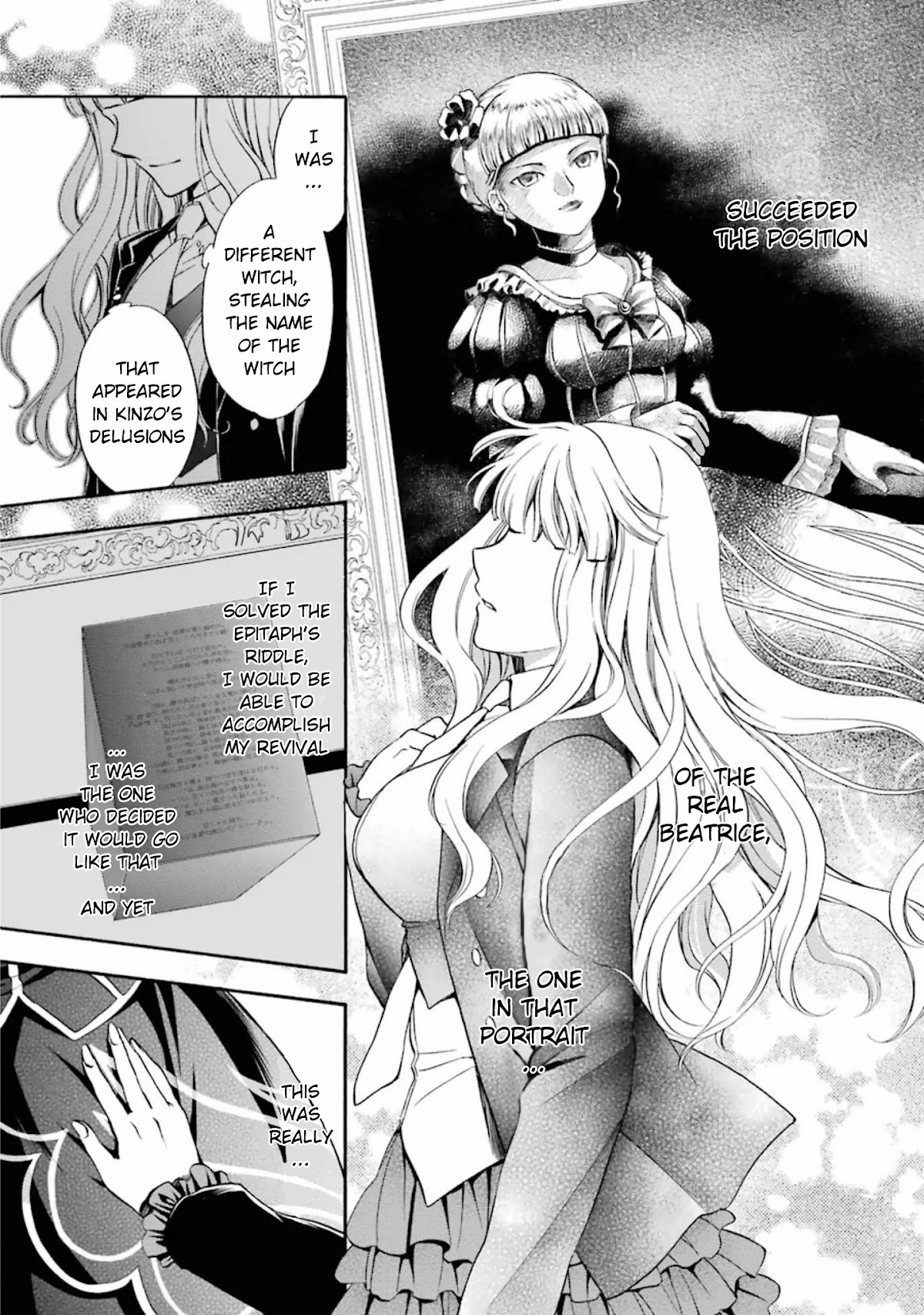 Umineko no Naku Koro ni Chiru Episode 7: Requiem of the Golden Witch Chapter 35 page 28 - Chapter 35: Fateful Days