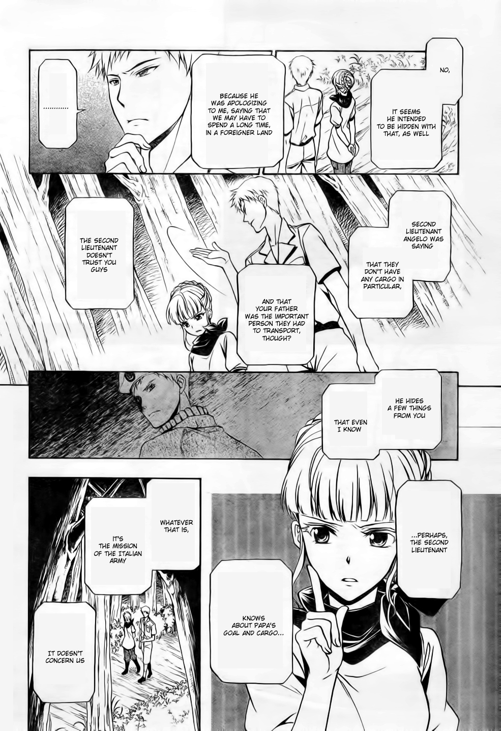 Umineko no Naku Koro ni Chiru Episode 7: Requiem of the Golden Witch Chapter 6 page 21 - Chapter 6: The Submarine's Cargo