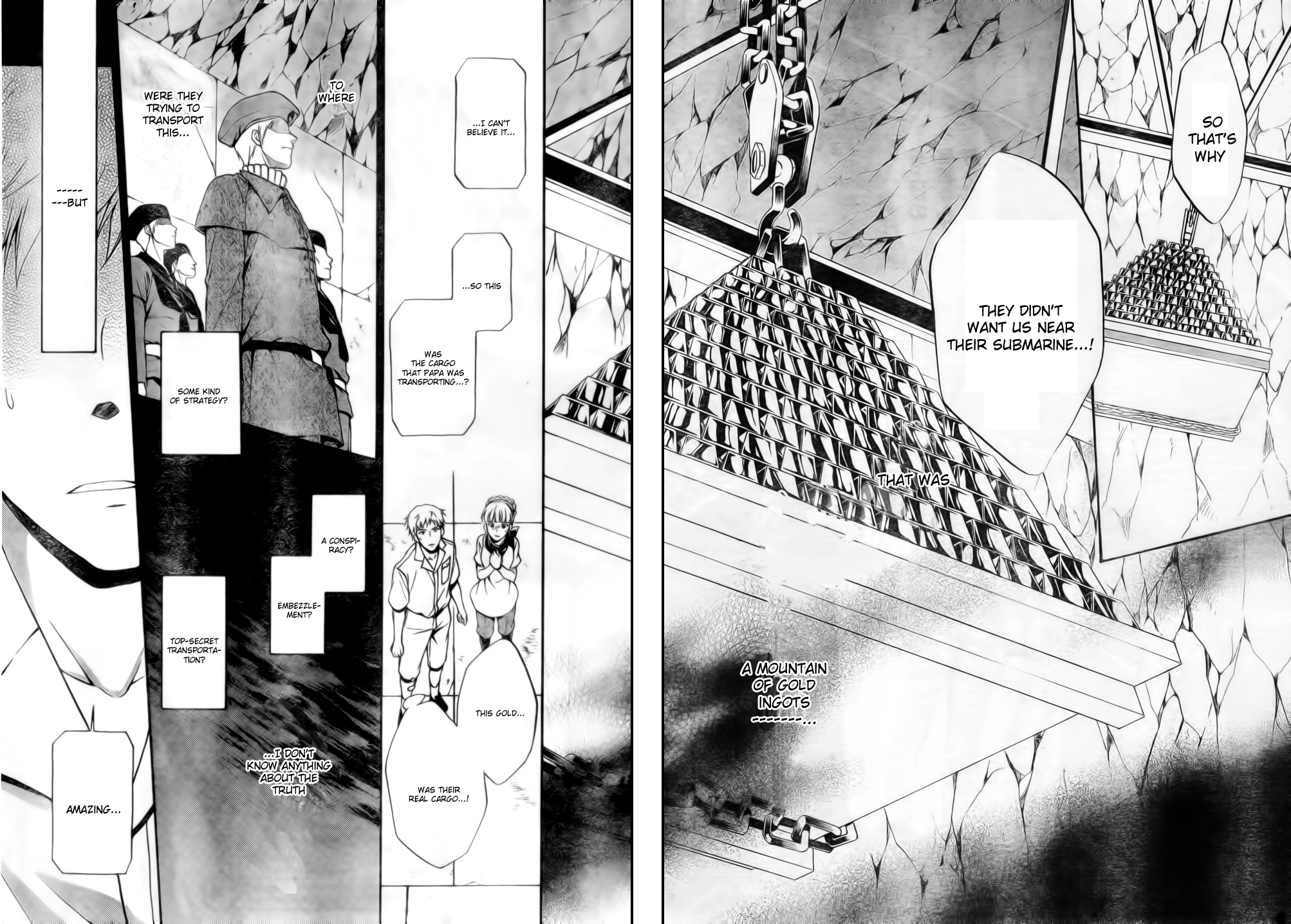 Umineko no Naku Koro ni Chiru Episode 7: Requiem of the Golden Witch Chapter 6 page 29 - Chapter 6: The Submarine's Cargo