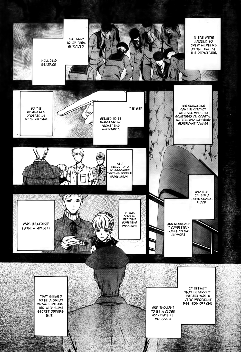 Umineko no Naku Koro ni Chiru Episode 7: Requiem of the Golden Witch Chapter 6 page 3 - Chapter 6: The Submarine's Cargo