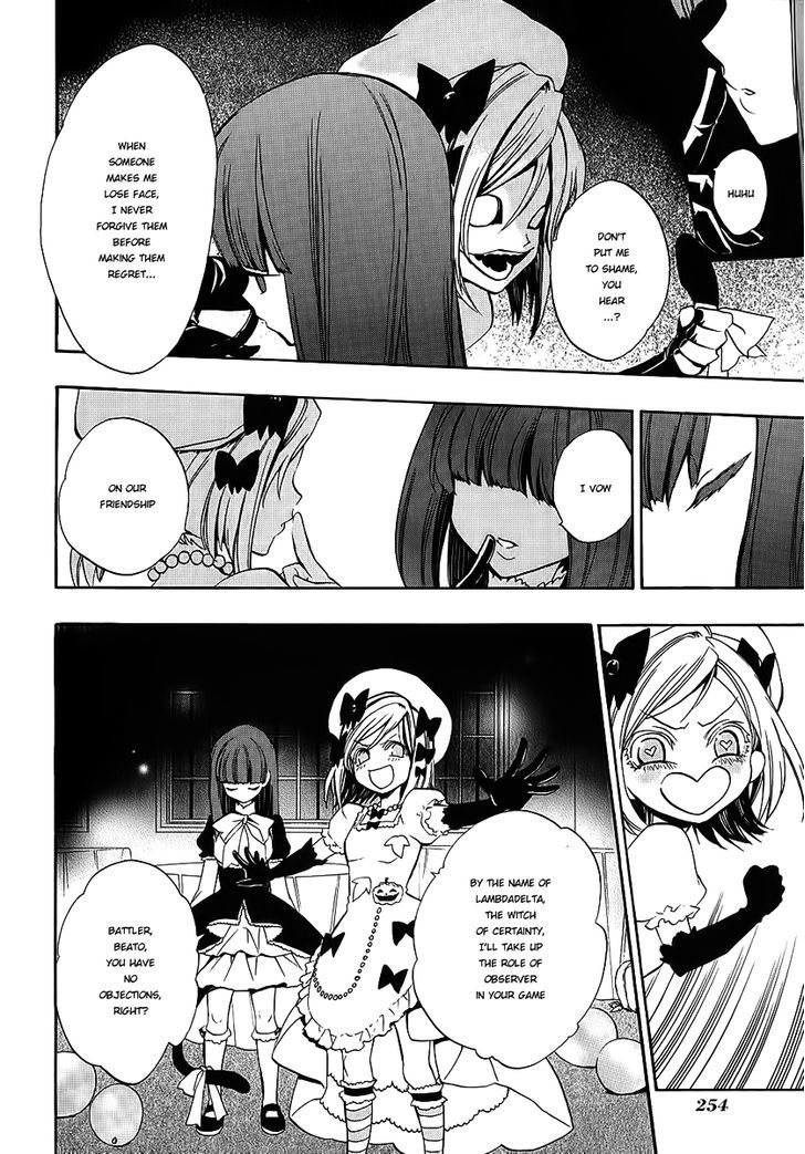 Umineko no Naku Koro ni Chiru Episode 8: Twilight of the Golden Witch Chapter 10 page 37 - Chapter 10 : Banquet of Humans and Witches 2