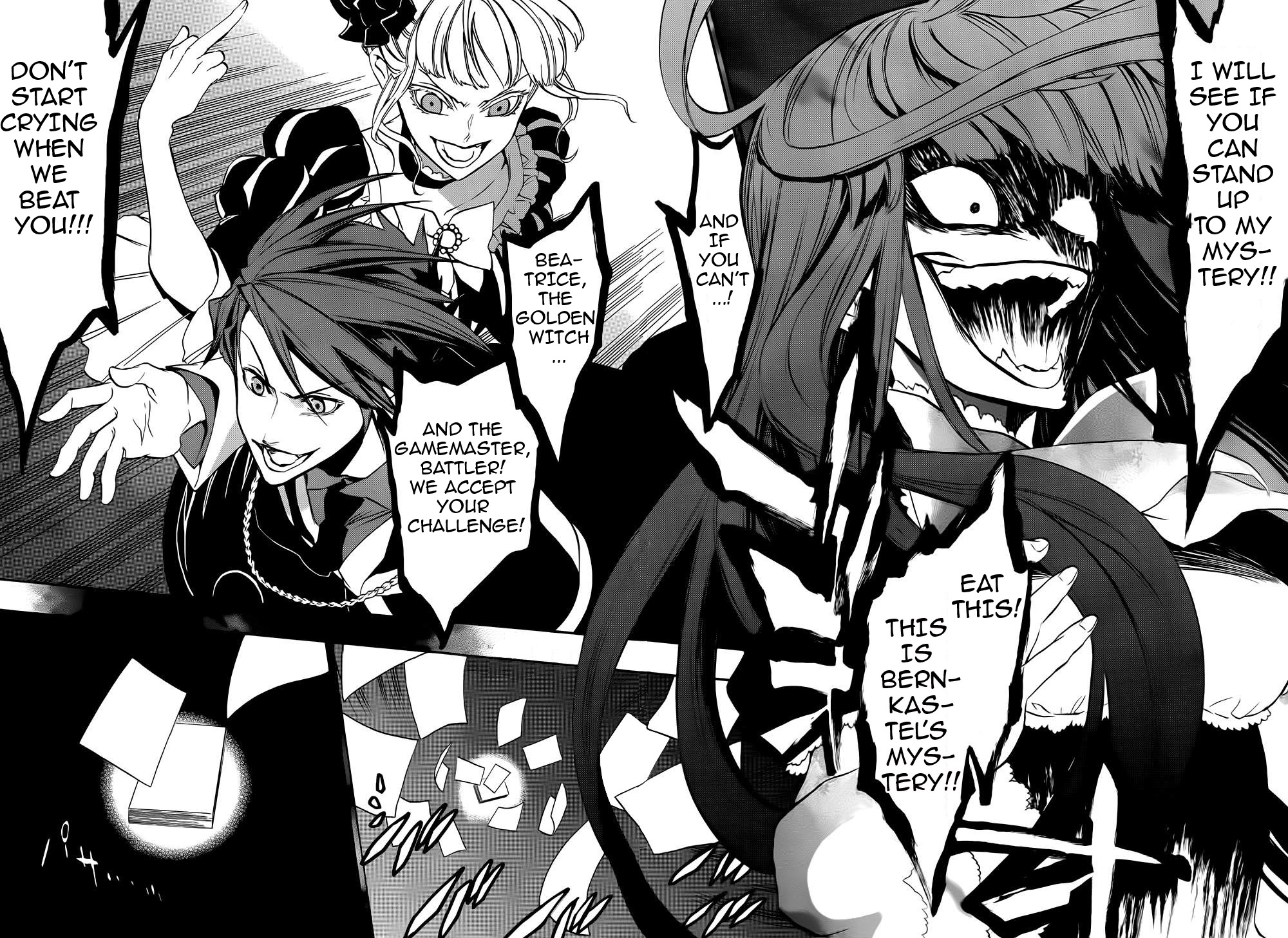 Umineko no Naku Koro ni Chiru Episode 8: Twilight of the Golden Witch Chapter 11.2 page 10 - Chapter 11 v2 : Bern Poses a Question